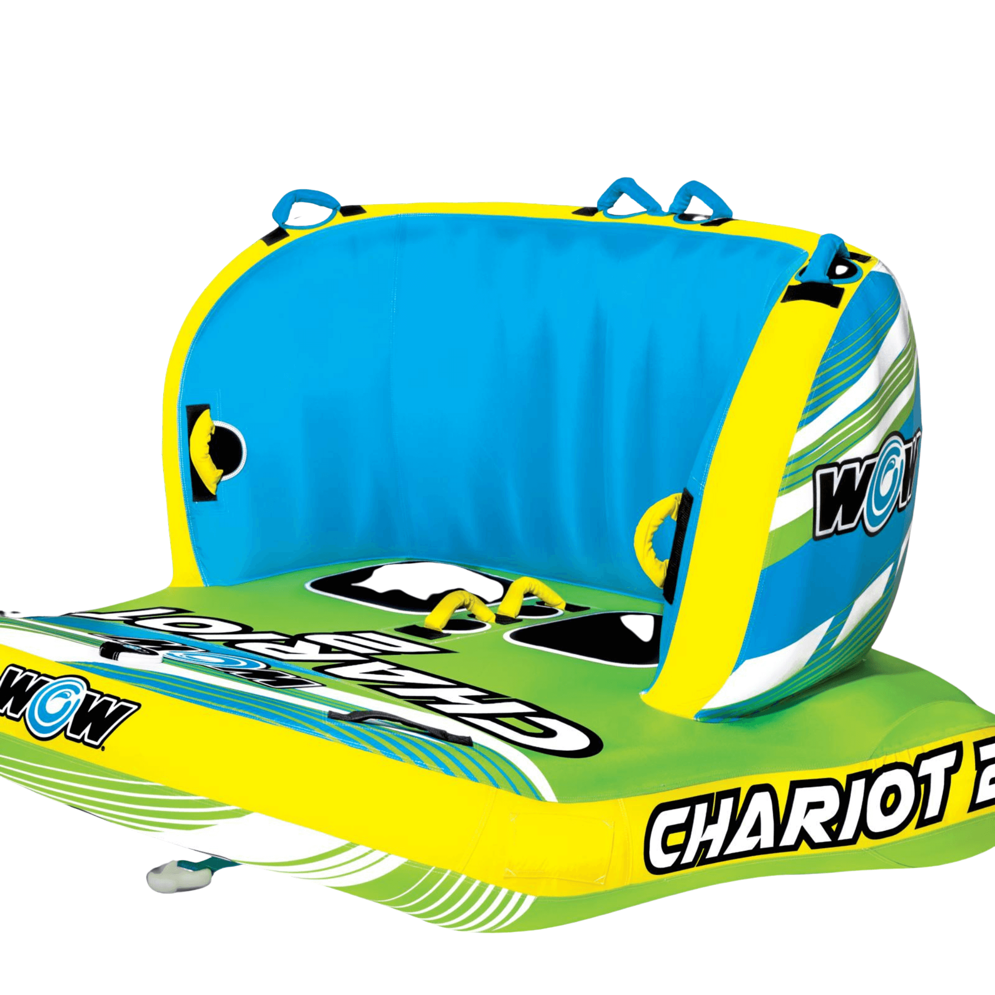 WOW Watersports Chariot 2-Person Towable w Front and Back Tow Points Jupiter Gear Home