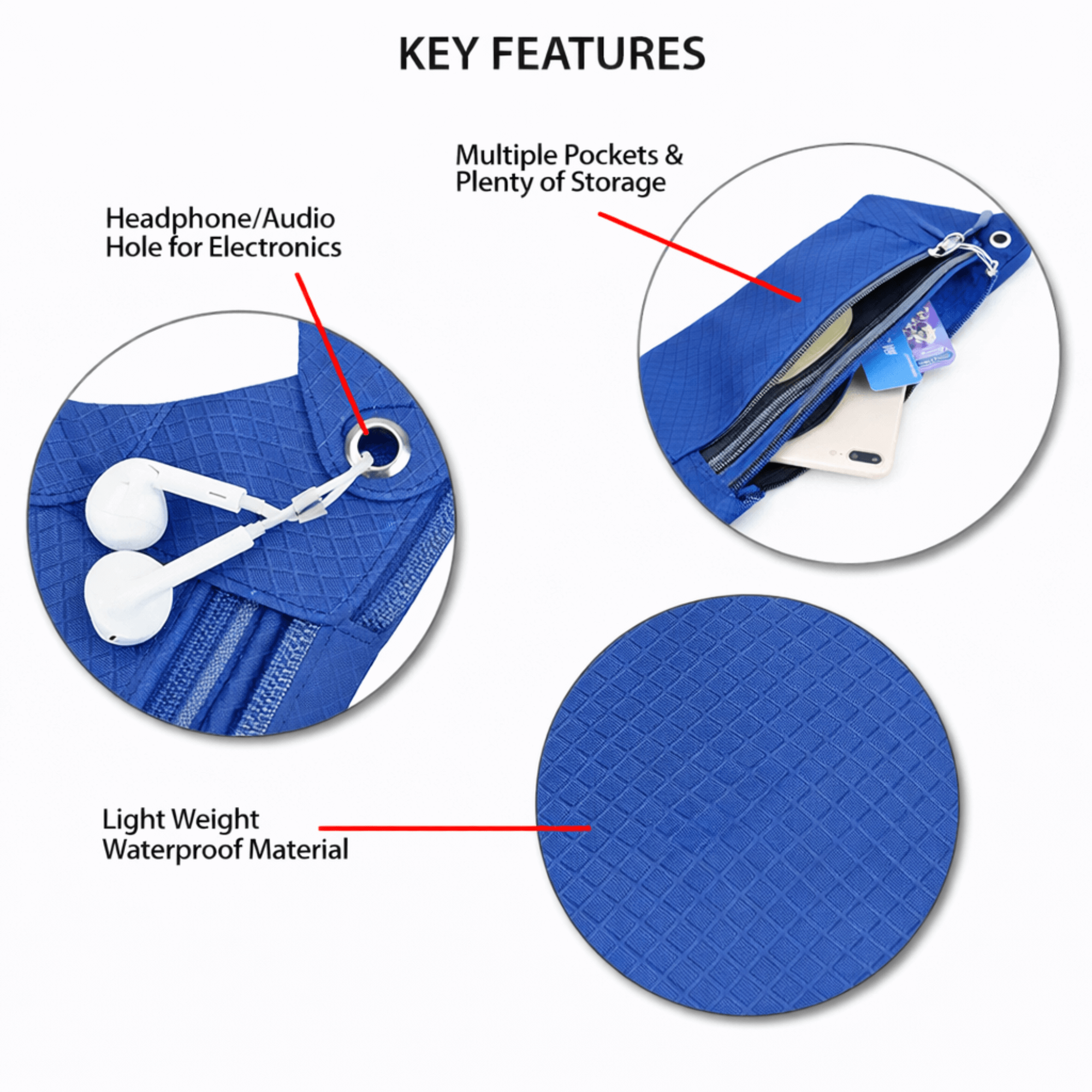 XGear Fitness Waterproof Fanny Pack for Running and Travel Jupiter Gear Home