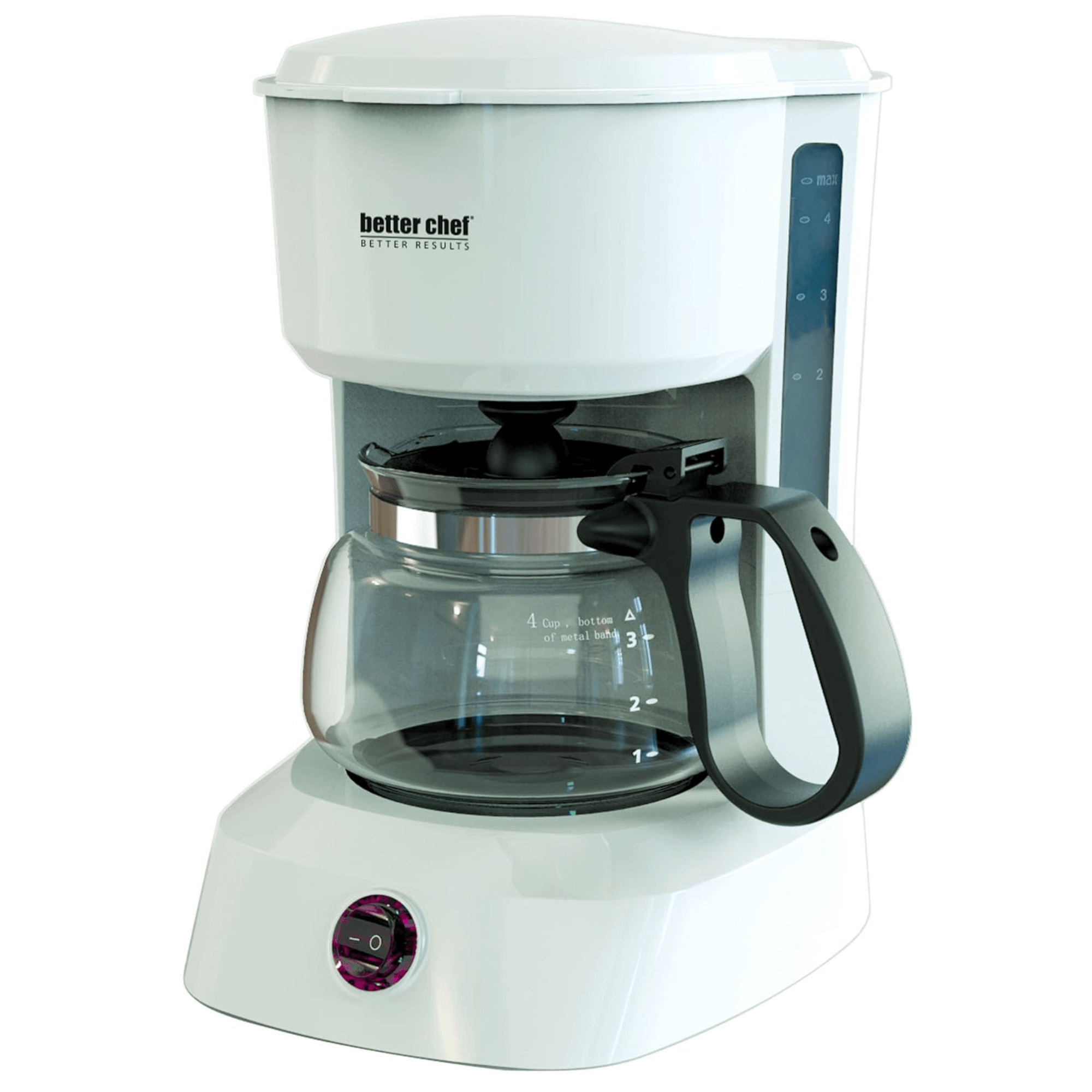 Better Chef 4-Cup Coffeemaker with Grab-A-Cup Feature Jupiter Gear Home