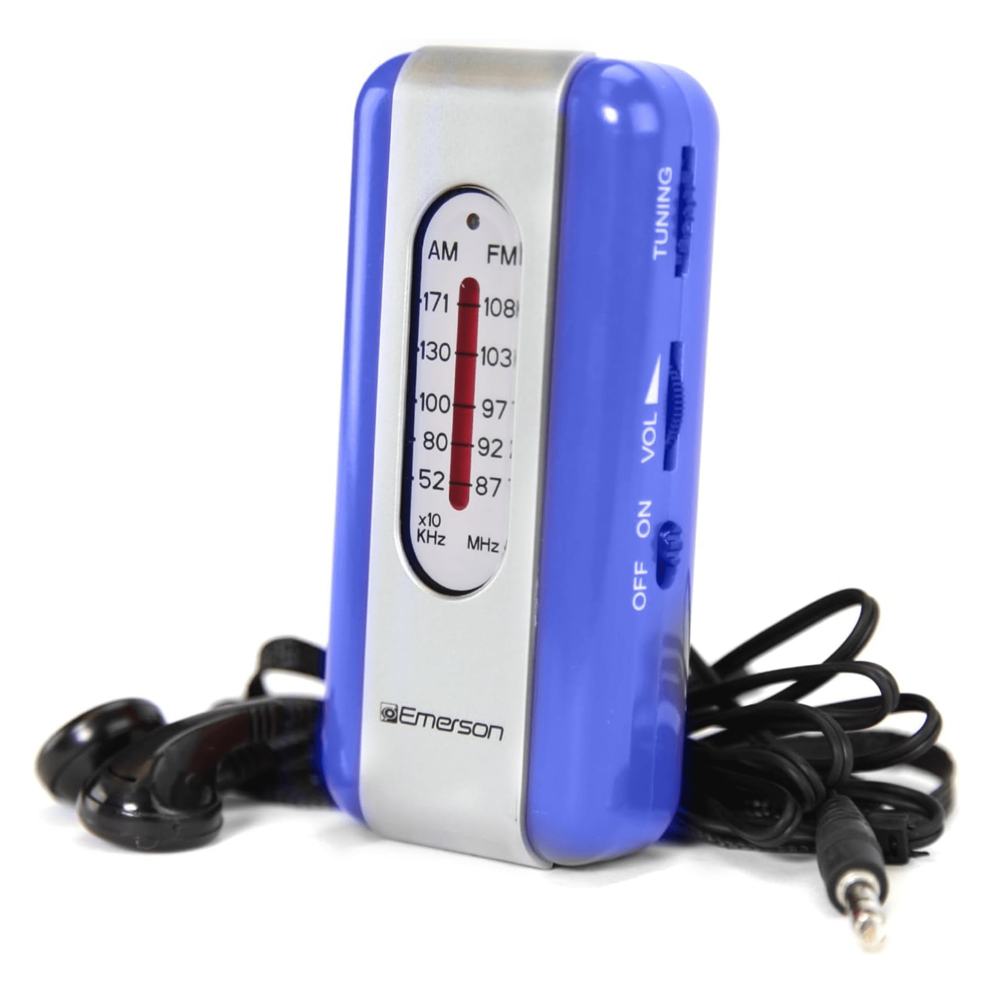 Emerson Portable AMFM Radio with Earbuds and Wide Frequency Range of Stations Jupiter Gear Home