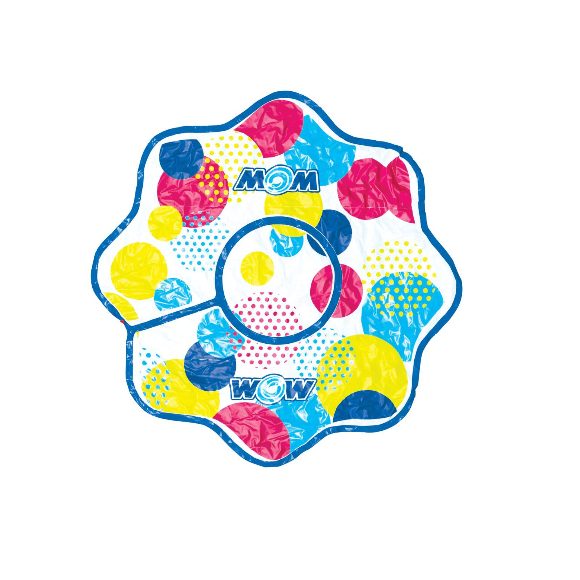 WOW Watersports 12ft Dots Spray Pad with Inflatable Edge Rim to Retain Water Jupiter Gear Home