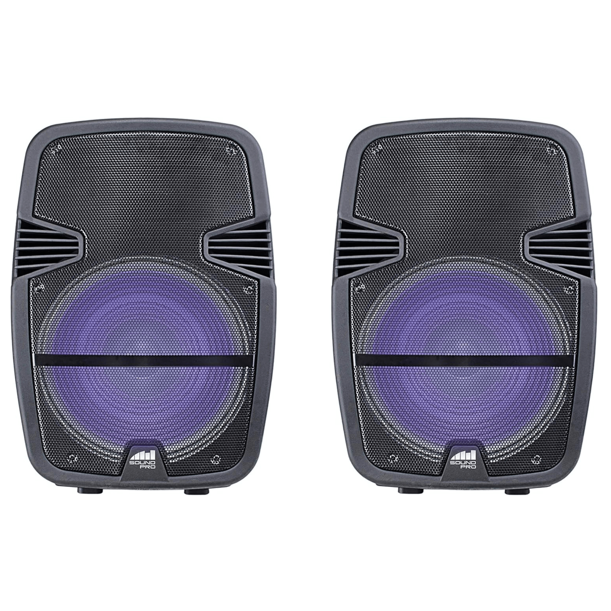 Naxa Dual 15" Bluetooth TWS Party Speakers - Refurbished Jupiter Gear Home