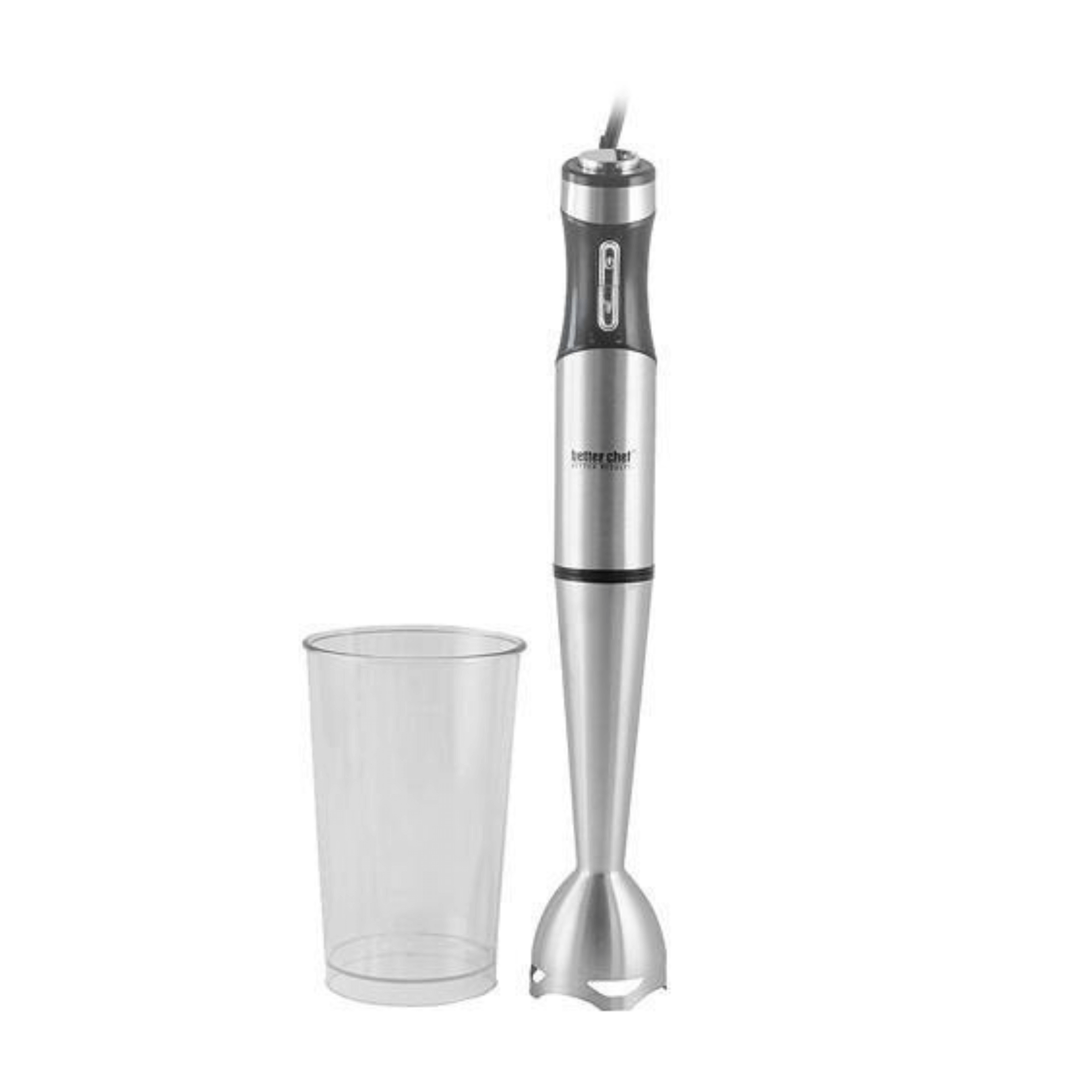 Better Chef 260W Variable Speed Stainless Steel Immersion Blender with Cup Jupiter Gear Home