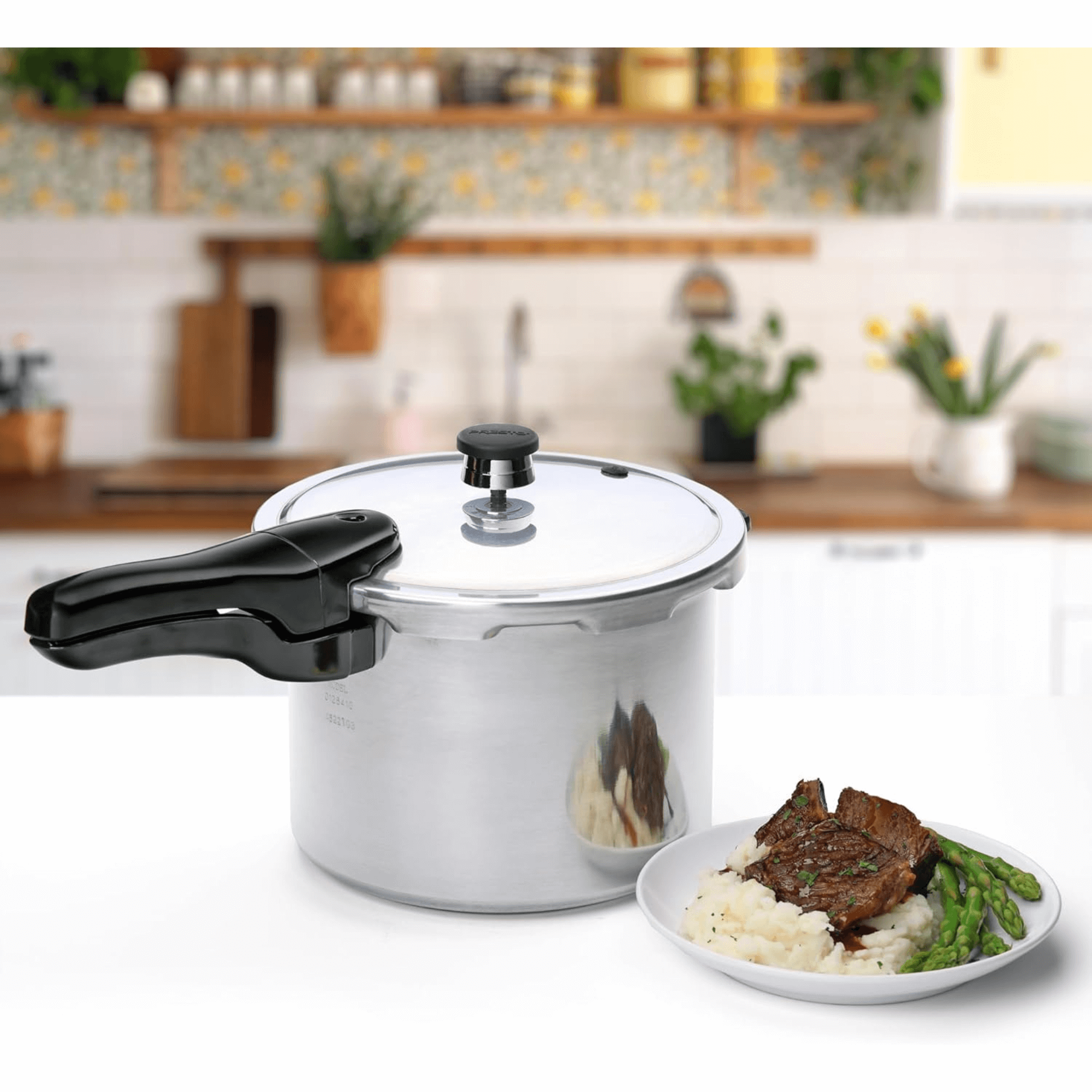 Presto 8-Quart Polished Aluminum Pressure Cooker Jupiter Gear Home