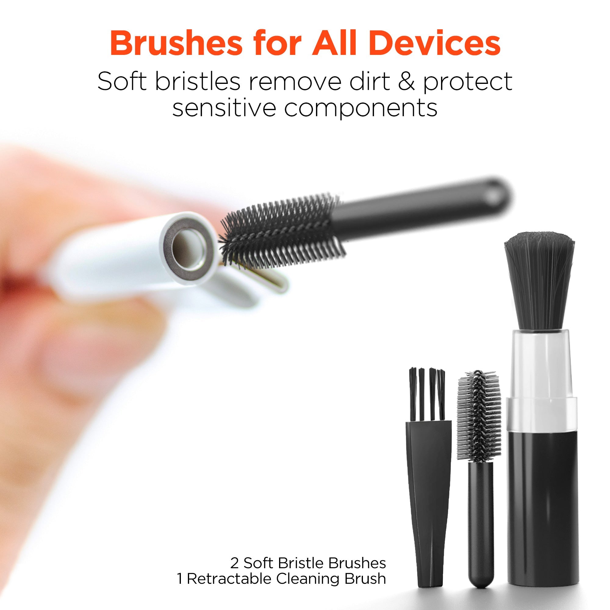 HyperGear ScreenWhiz 7-in-1 Complete Tech Cleaning Kit Jupiter Gear Home