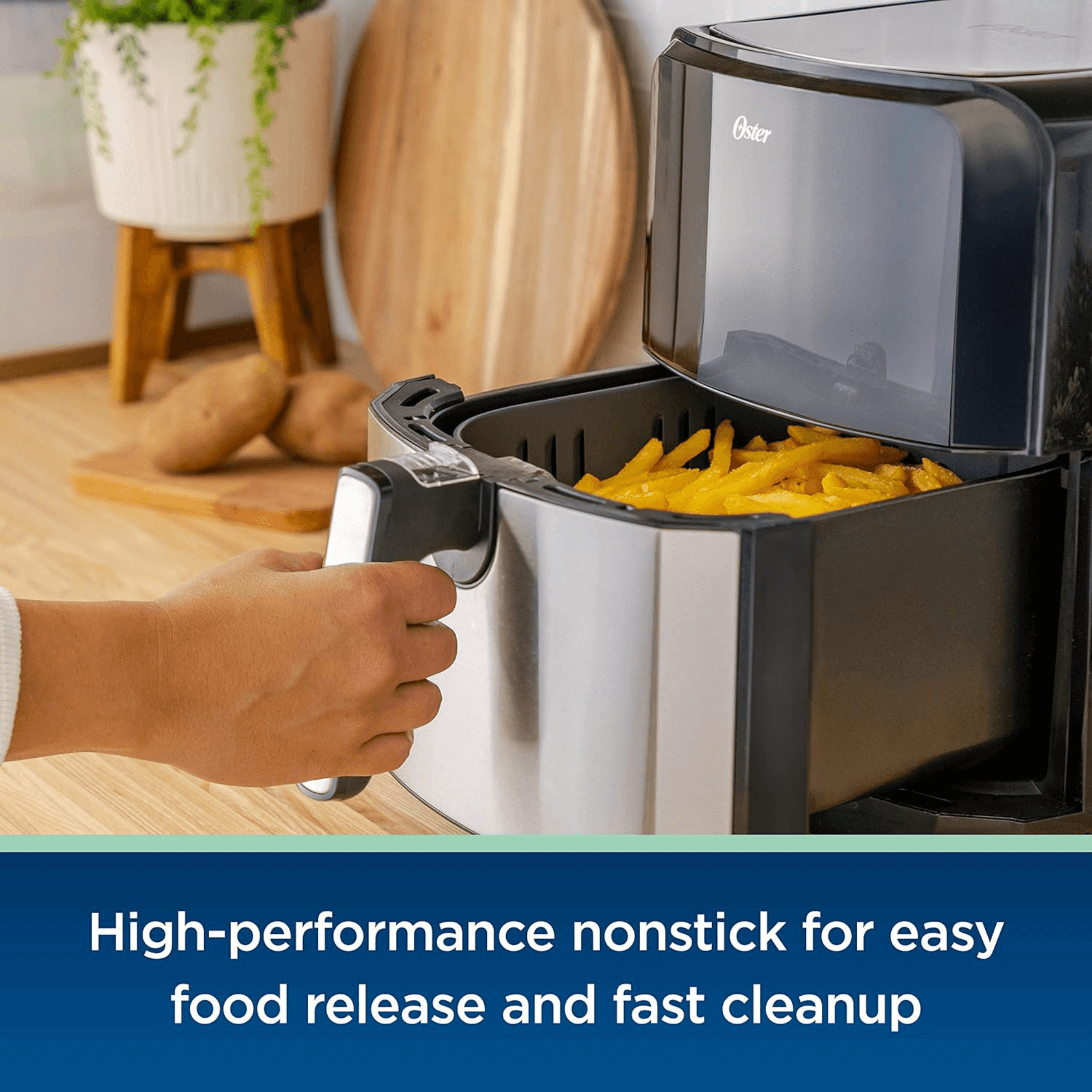 Oster DiamondForce Nonstick XL 5 Quart Digital Air Fryer Jupiter Gear Home