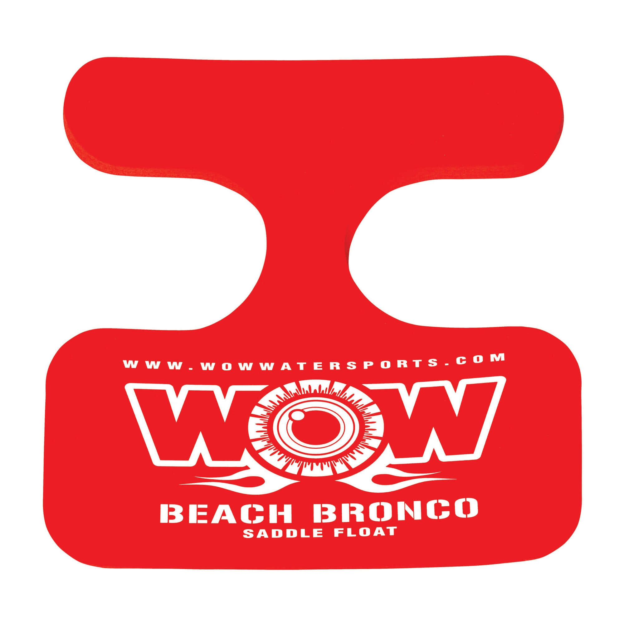 WOW Watersports Beach Bronco for 1 Person 220Ibs or 99kg Maximum Capacity- Red Jupiter Gear Home
