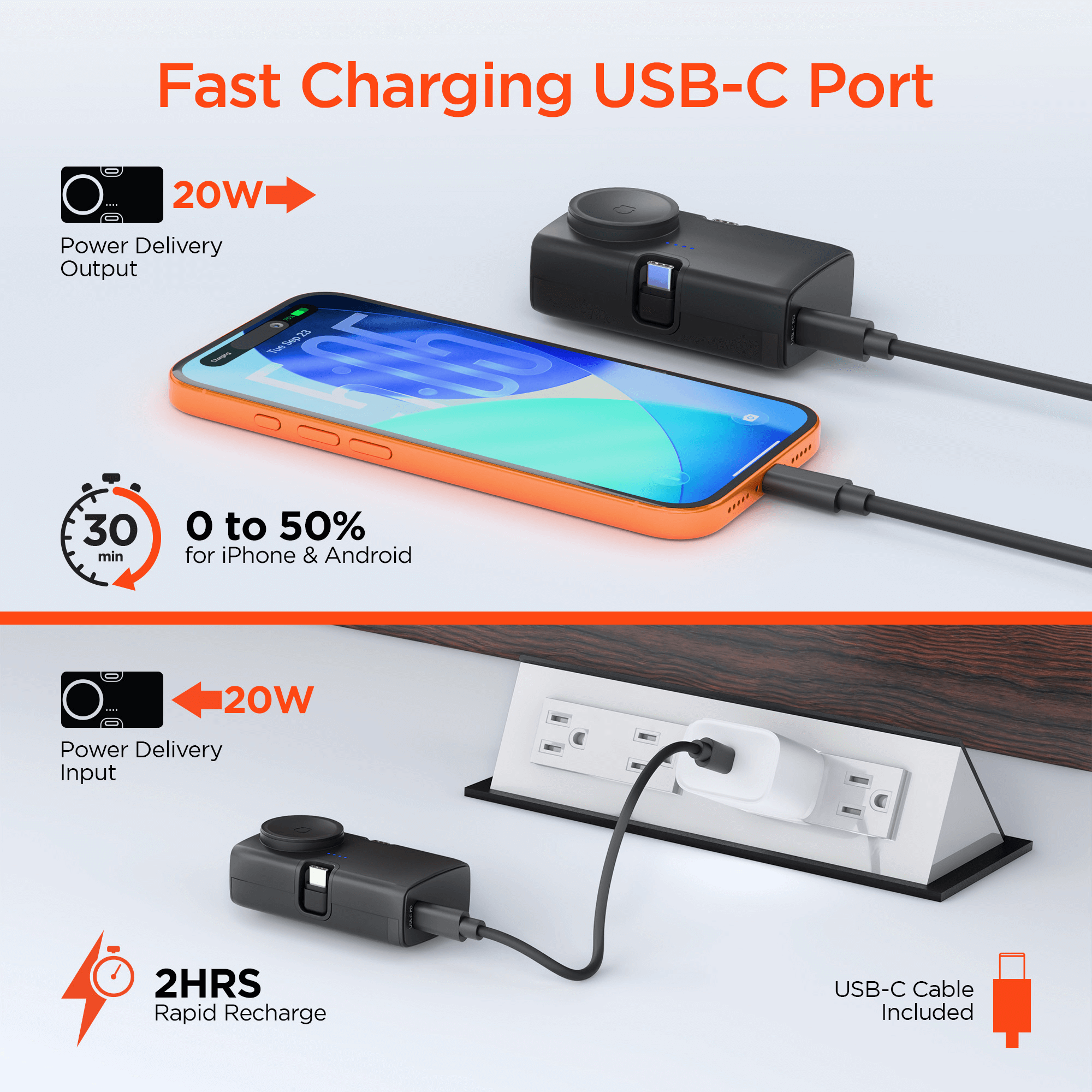 HyperGear Power Pack Nano 5000mAh Power Bank Jupiter Gear Home