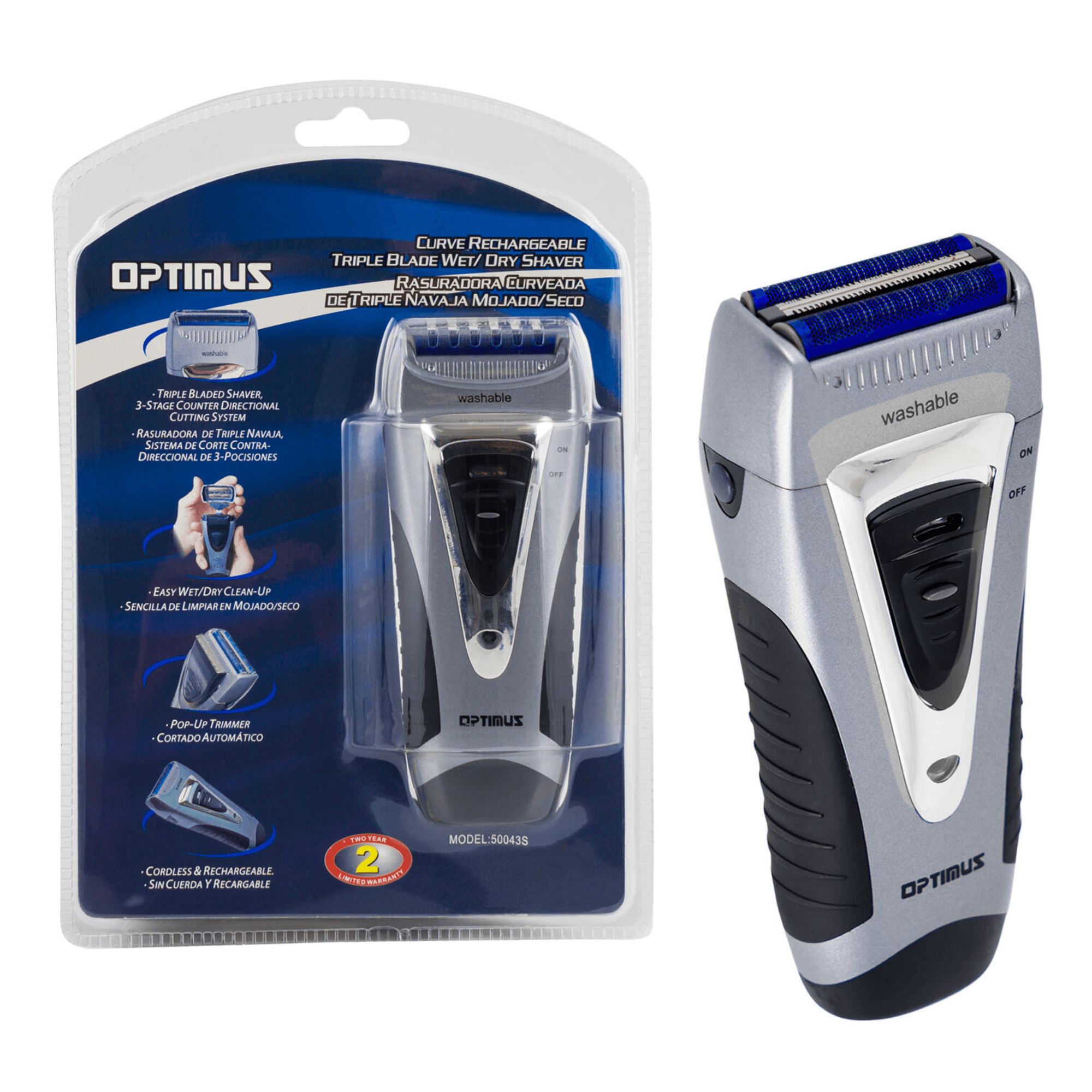 Optimus Curve Rechargeable Triple Wet and Dry Men&