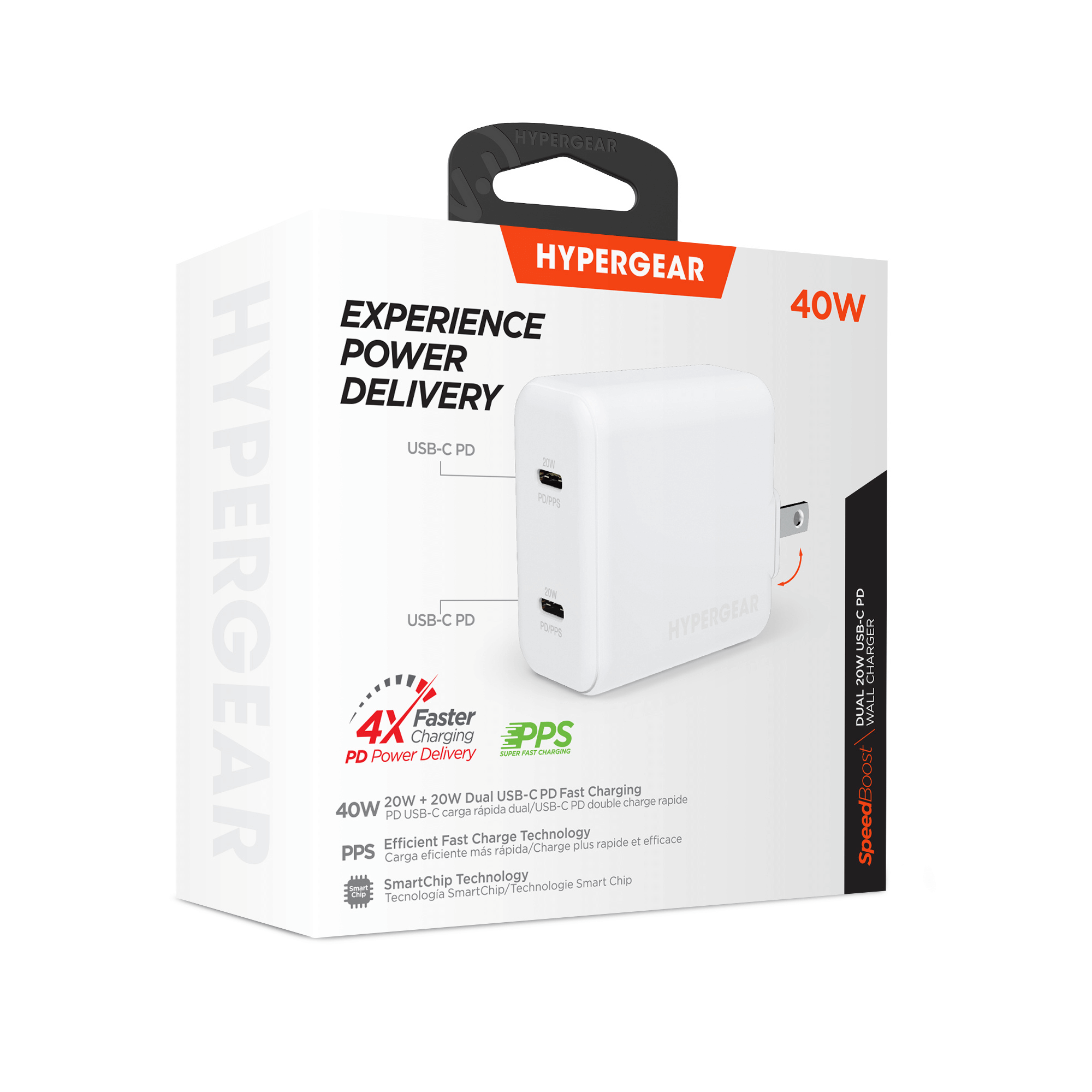 HyperGear PD40W Dual USB-C Wall Charger Jupiter Gear Home