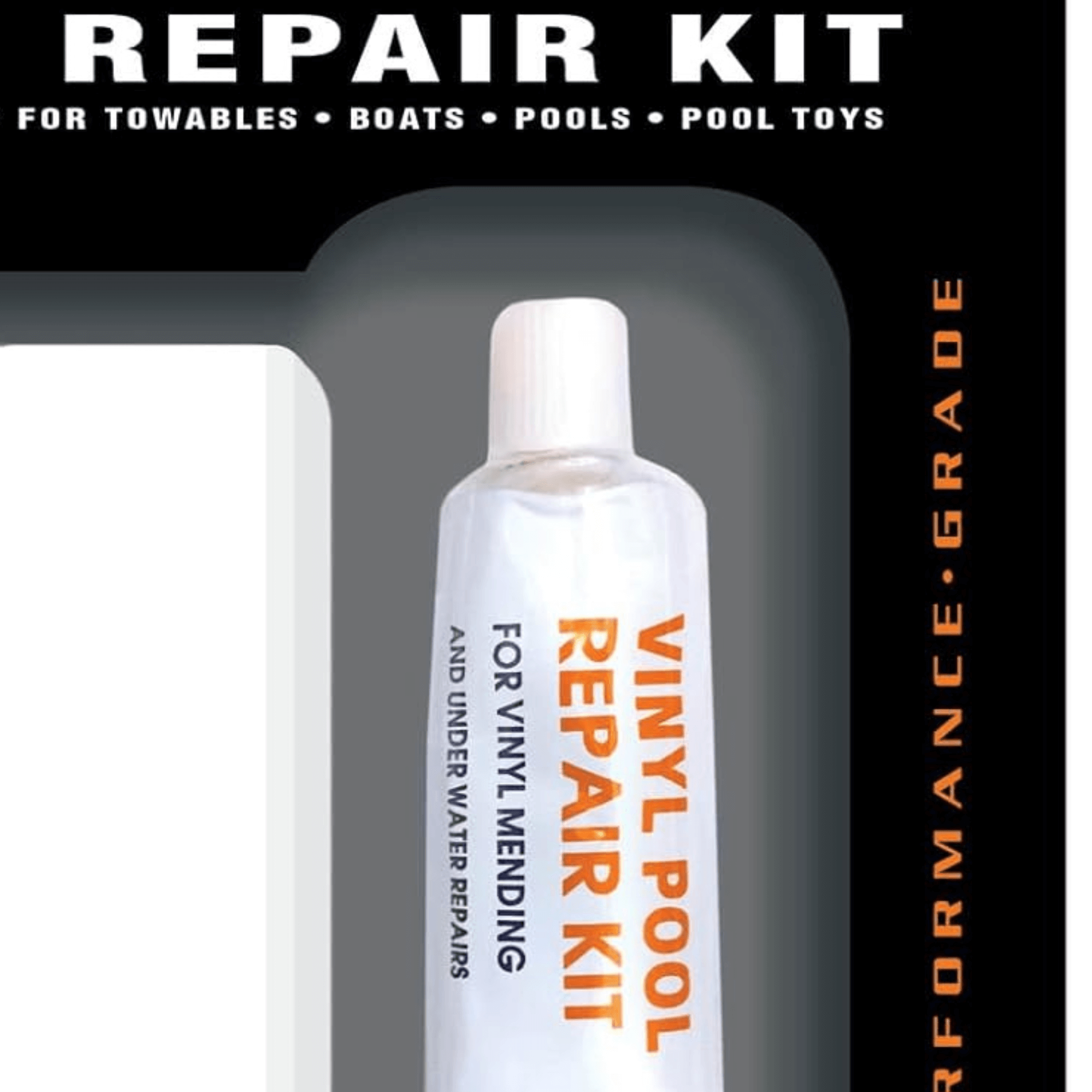 WOW Watersports Vinyl PVC Repair Kit For Boating Tubes Air Mattresses Inflatable Rafts Jupiter Gear Home