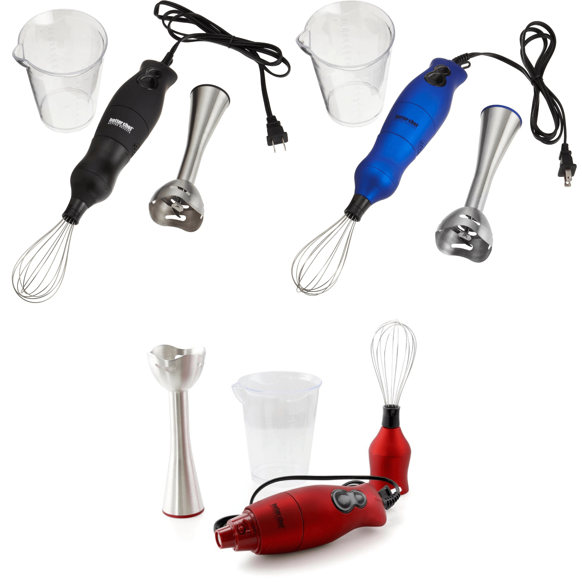 Better Chef 200W DualPro Immersion Blender Hand-Mixer with Cup and Beater Jupiter Gear Home