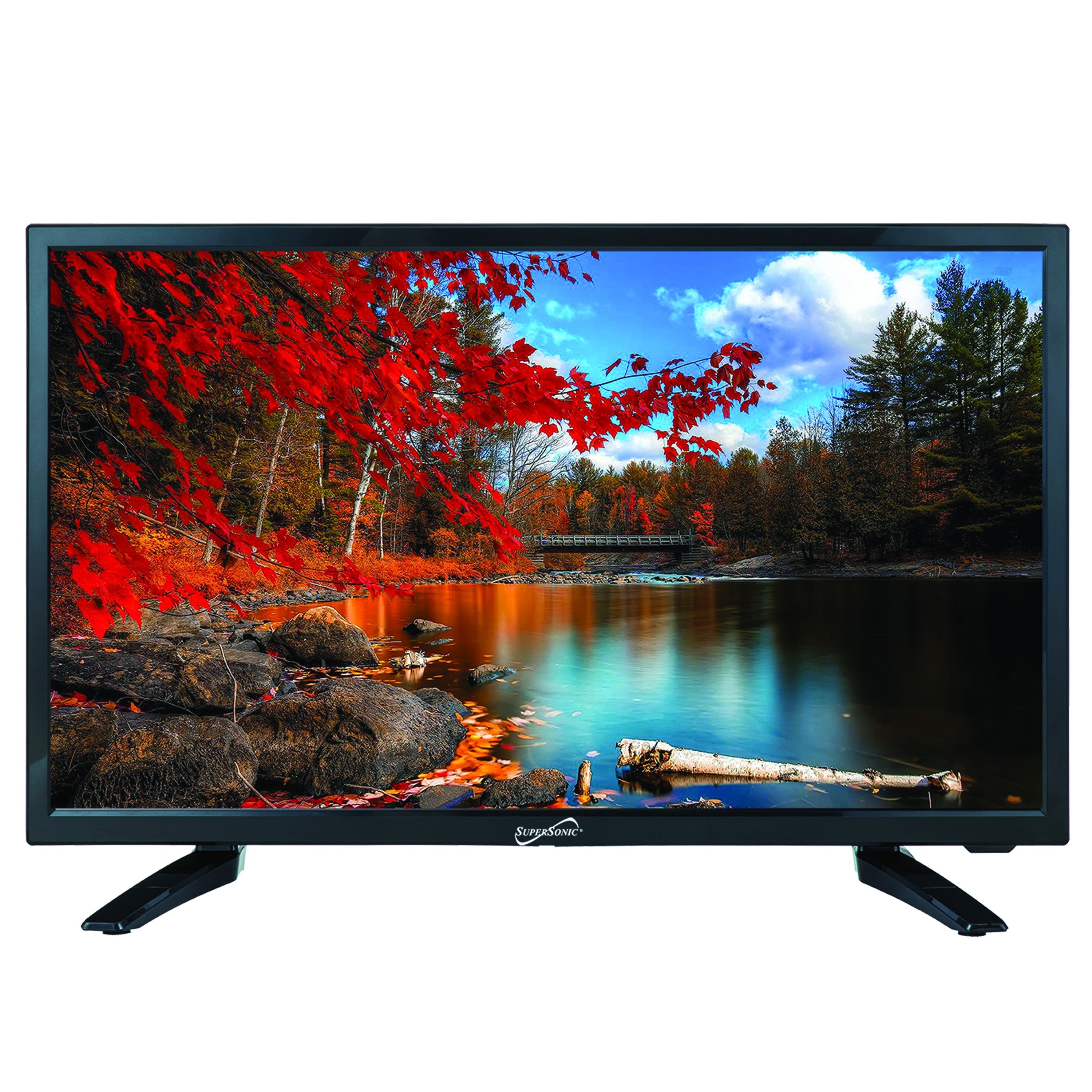 Supersonic 24" 12 Volt ACDC Widescreen LED HDTV with USB, SD Card Reader and HDMI (SC-2411) Jupiter Gear Home