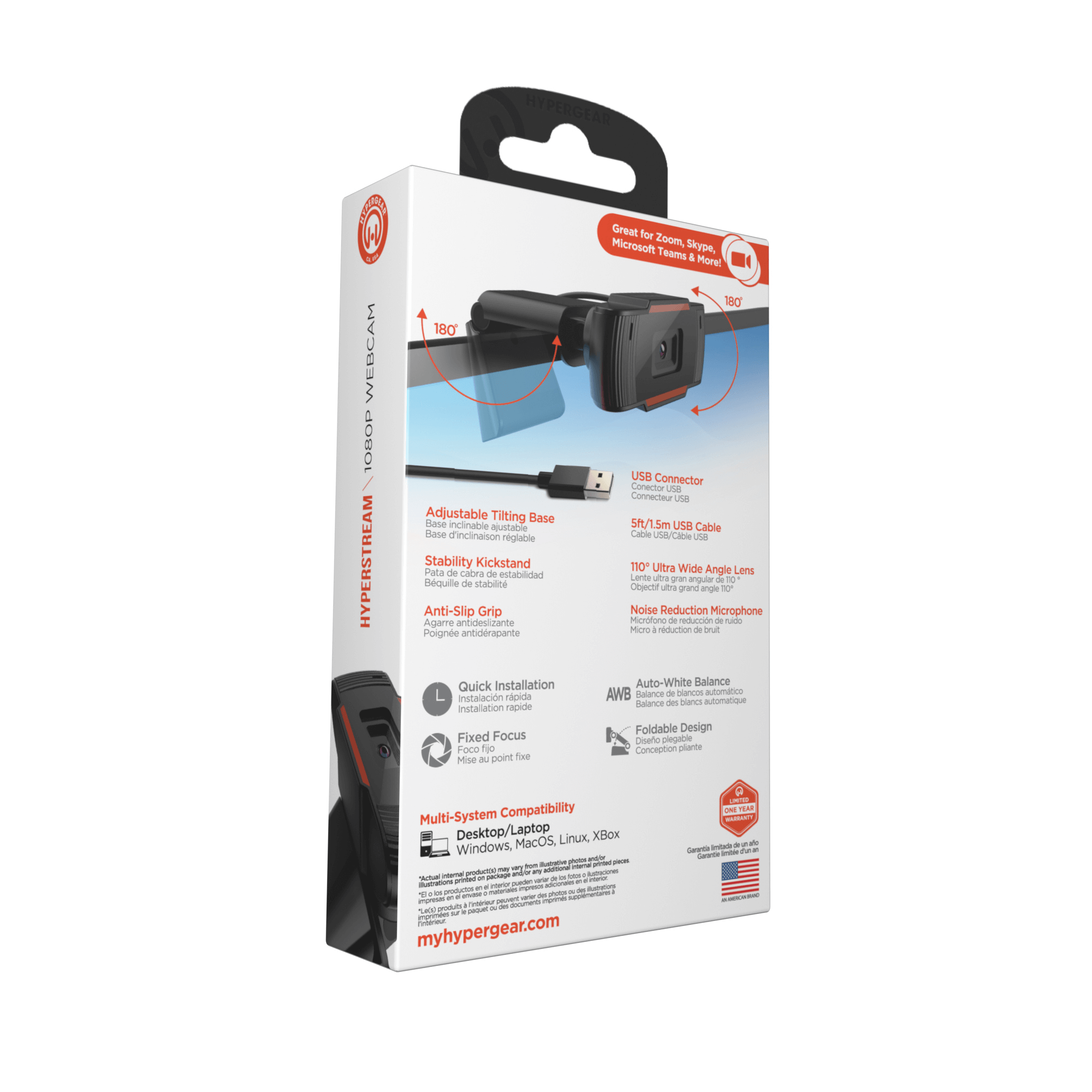 HyperGear HyperStream 1080P Webcam Jupiter Gear Home