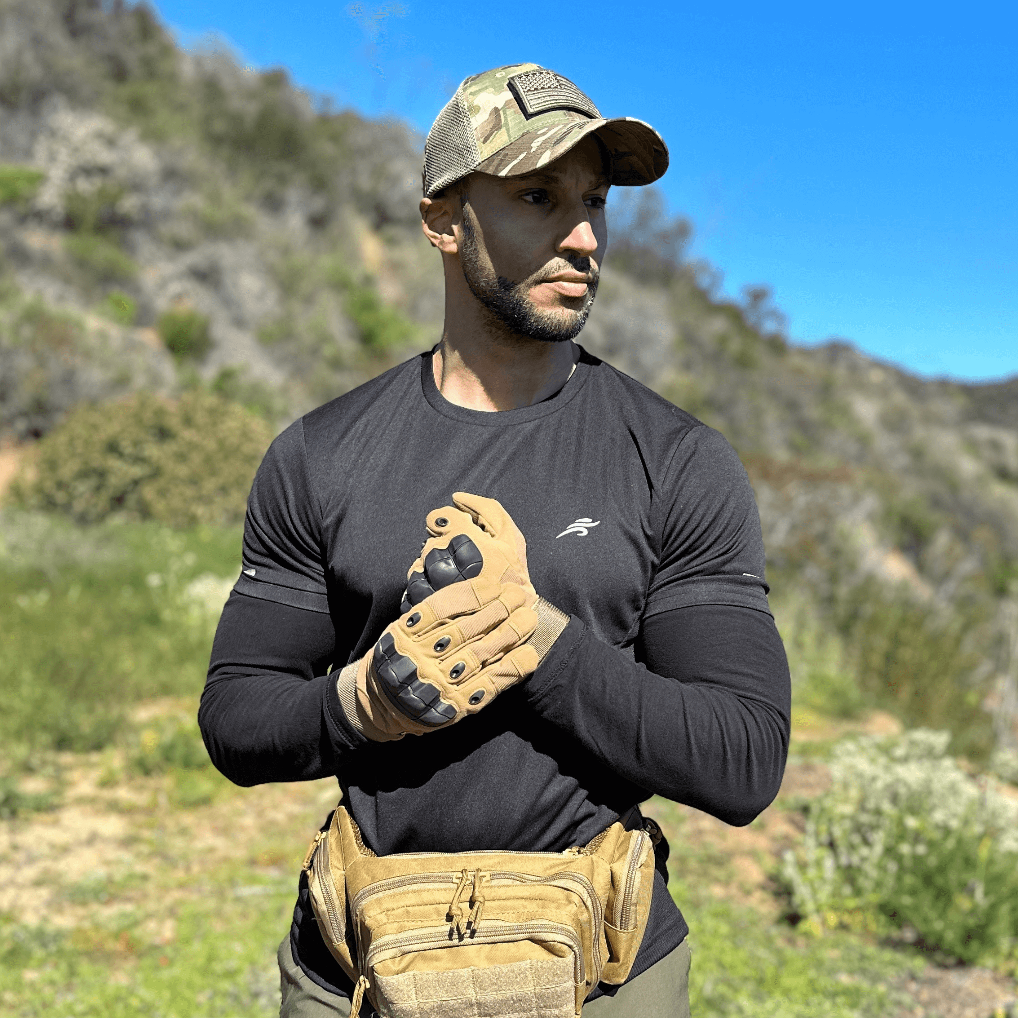 JupiterGear Tactical Military Airsoft Gloves for Outdoor Sports, Paintball, and Motorcycling with Touchscreen Fingertip Capability Jupiter Gear Home