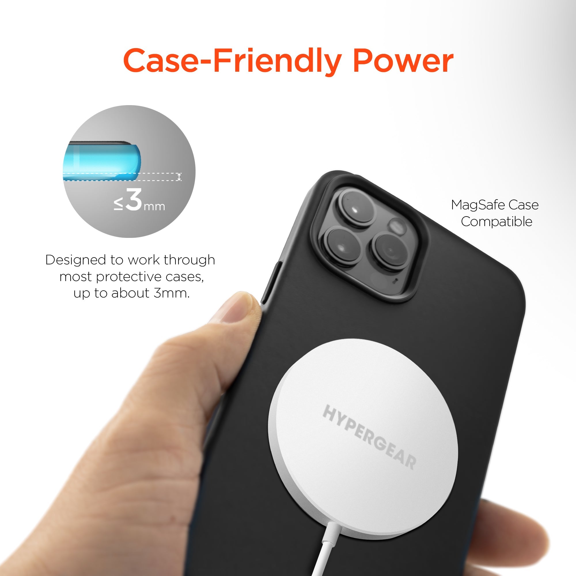 HyperGear Universal Magnetic 15W Wireless Fast Charger Jupiter Gear Home