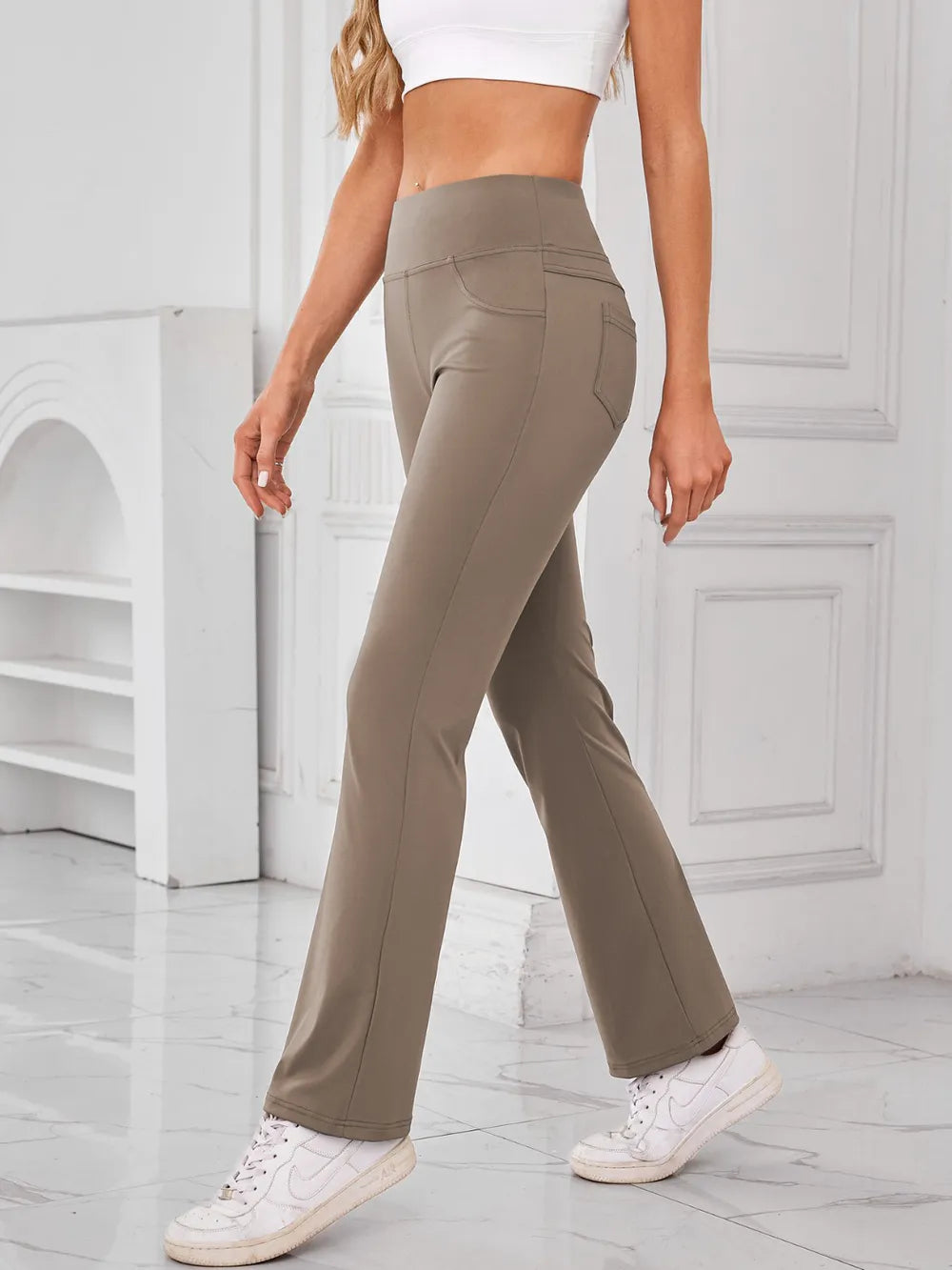 JupiterGear High-Waisted Pants with Pockets Jupiter Gear Home