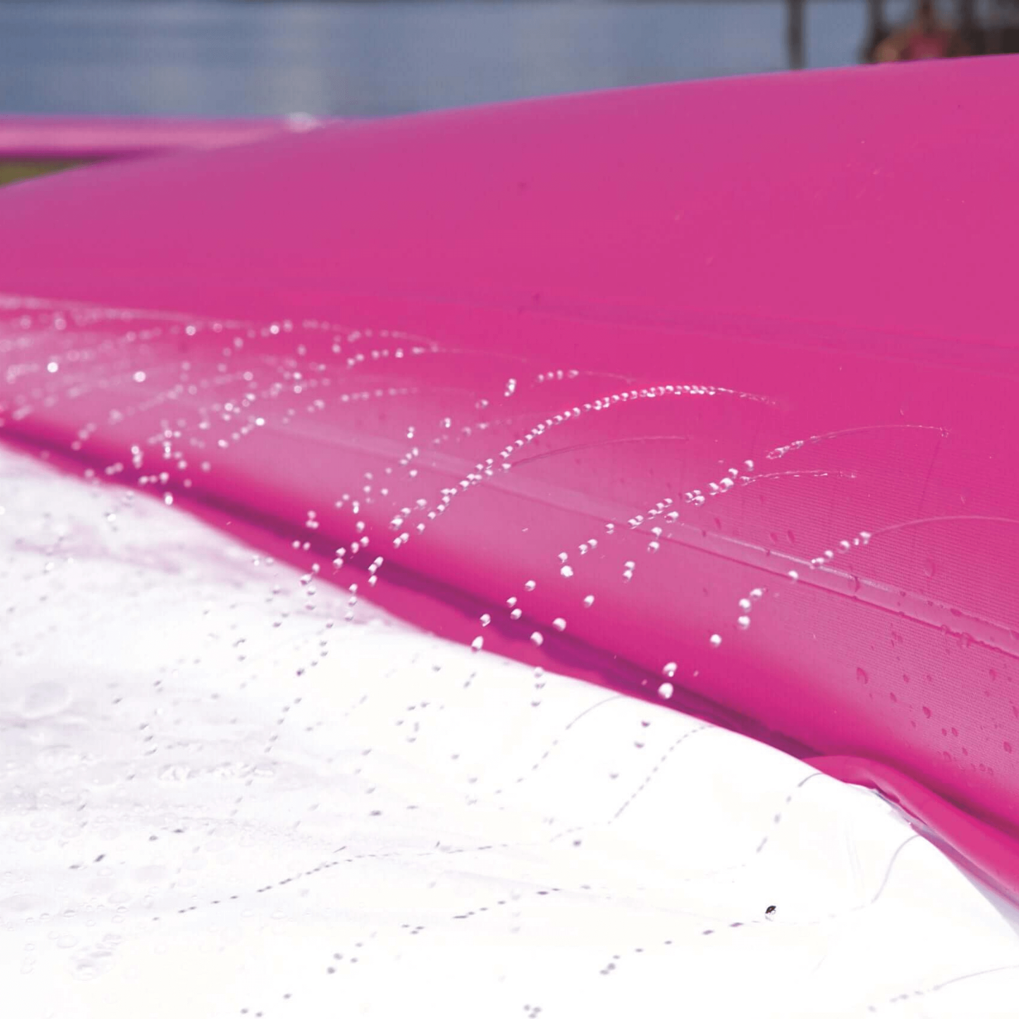 WOW Watersports Strike Zone Water Slide w 6 Giant Inflatable Bowling Pins and Sprinkler Jupiter Gear Home