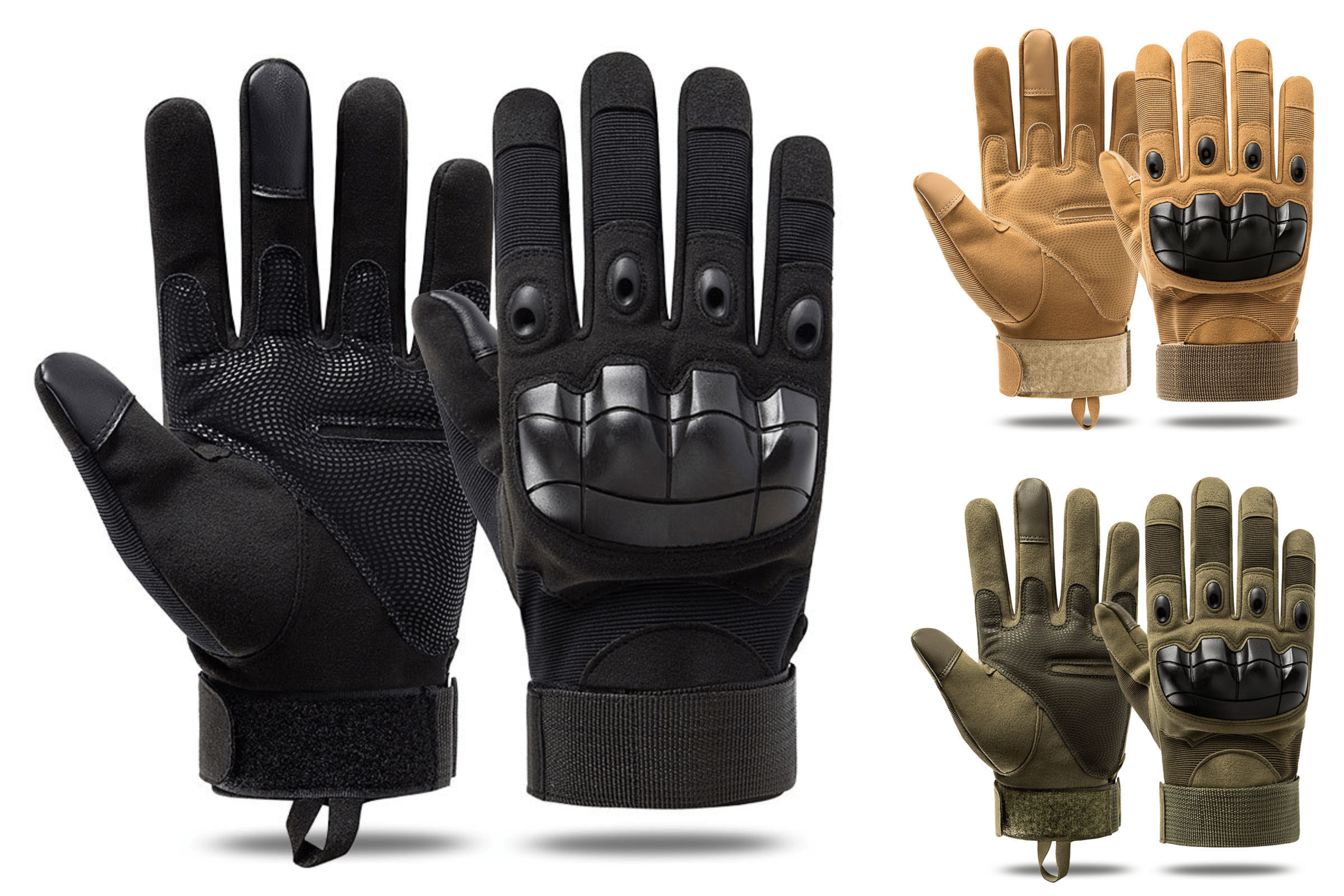 JupiterGear Tactical Military Airsoft Gloves for Outdoor Sports, Paintball, and Motorcycling with Touchscreen Fingertip Capability Jupiter Gear Home