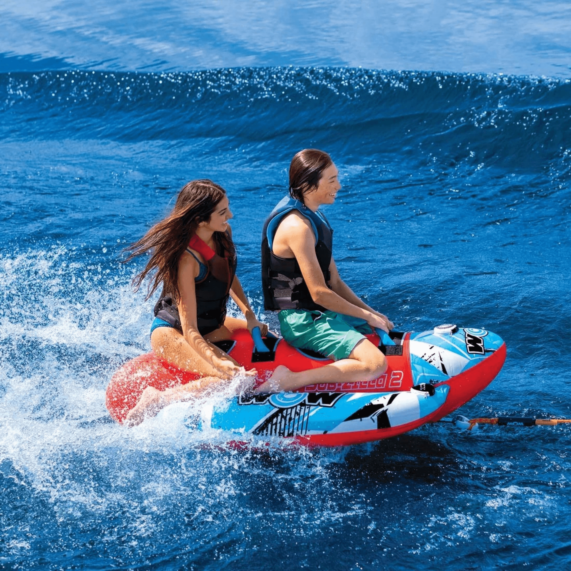 WOW Watersports Sub-Zilla 2-Person 2P Towable Jupiter Gear Home