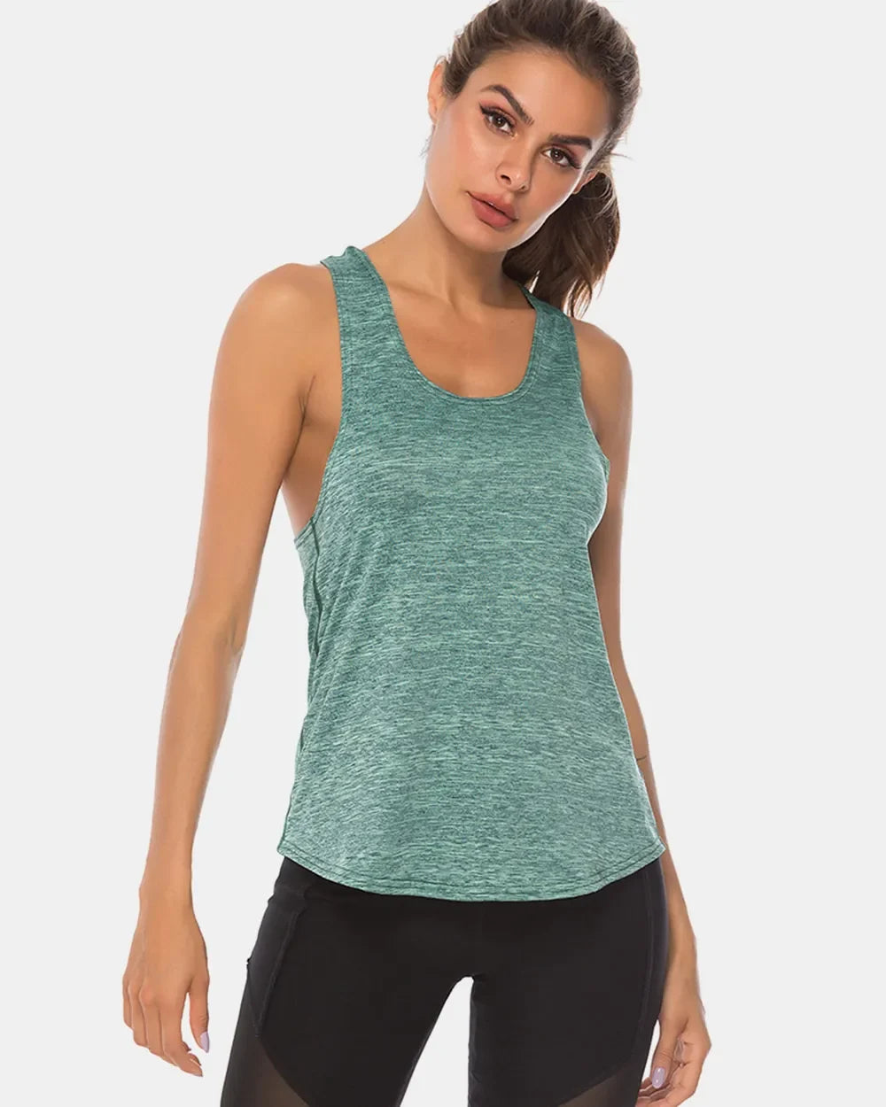 JupiterGear Scoop-Neck Long Tank Top Jupiter Gear Home