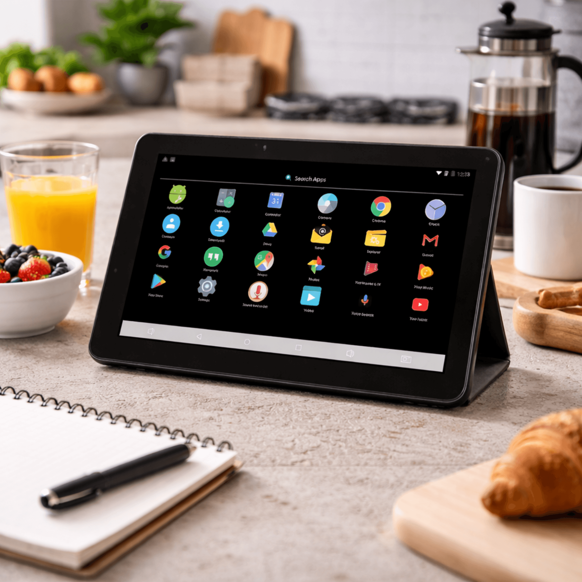 Naxa 10.1” Core Tablet with Android OS 7.1 - Refurbished Jupiter Gear Home