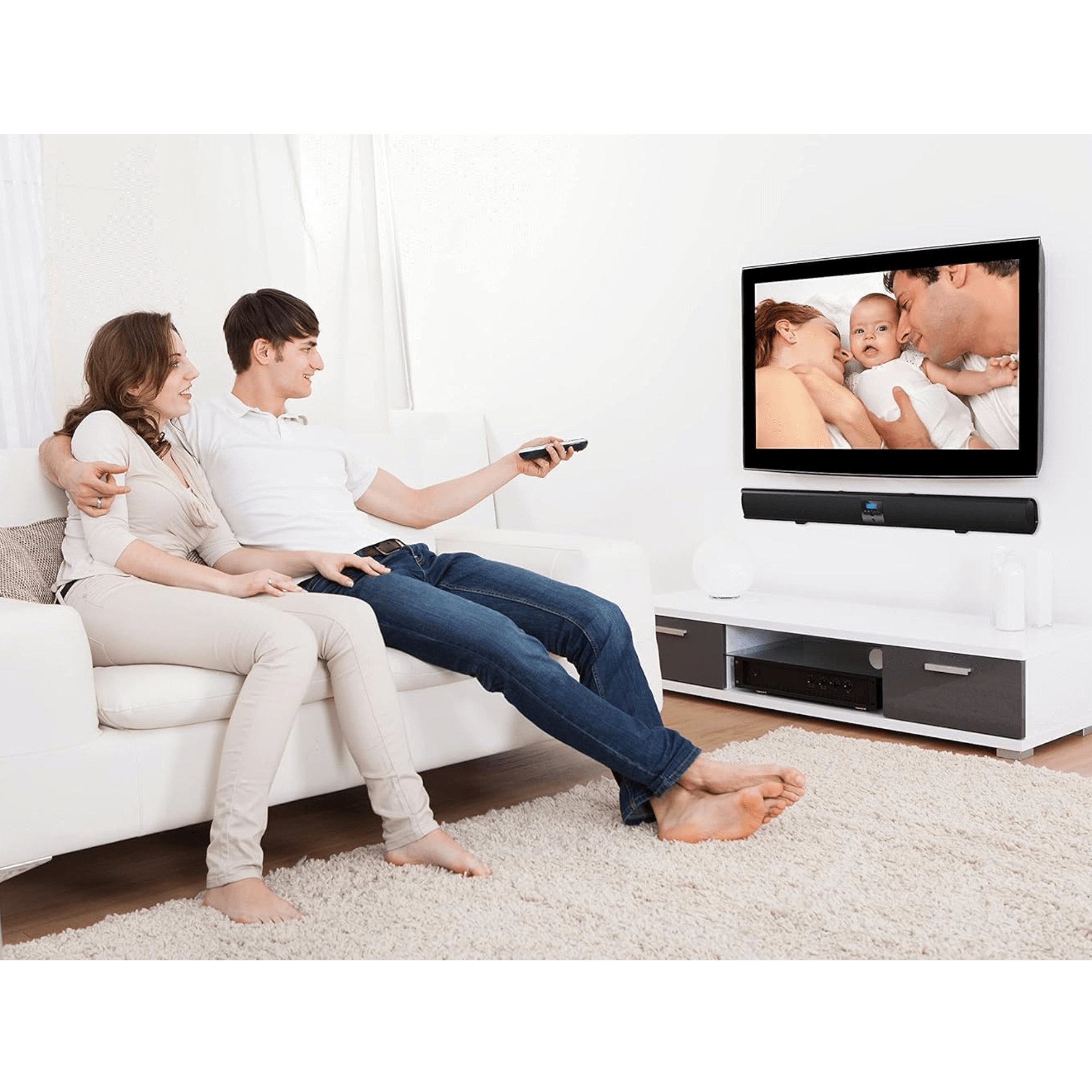 Naxa 42" BT Sound Bar with Built-in Subwoofer - Refurbished Jupiter Gear Home