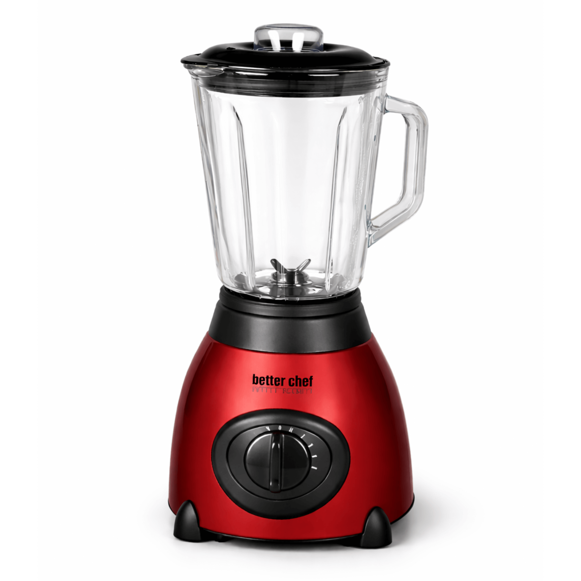 Better Chef 500-Watt Glass Jar Blender with Stainless Steel Base Jupiter Gear Home