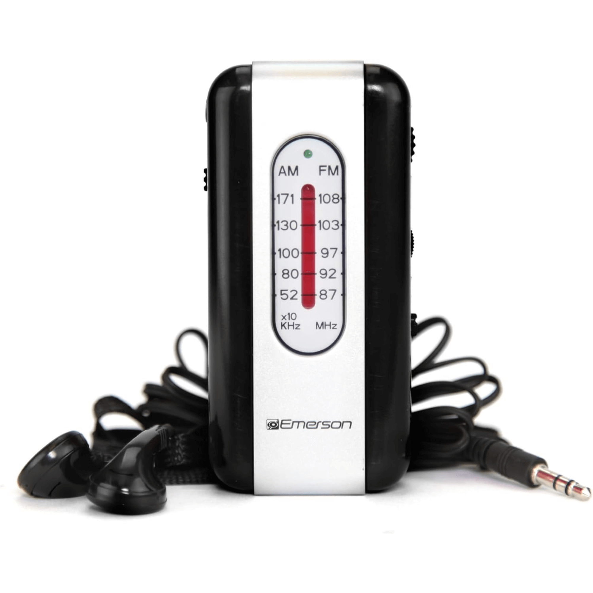 Emerson Portable AMFM Radio with Earbuds and Wide Frequency Range of Stations Jupiter Gear Home