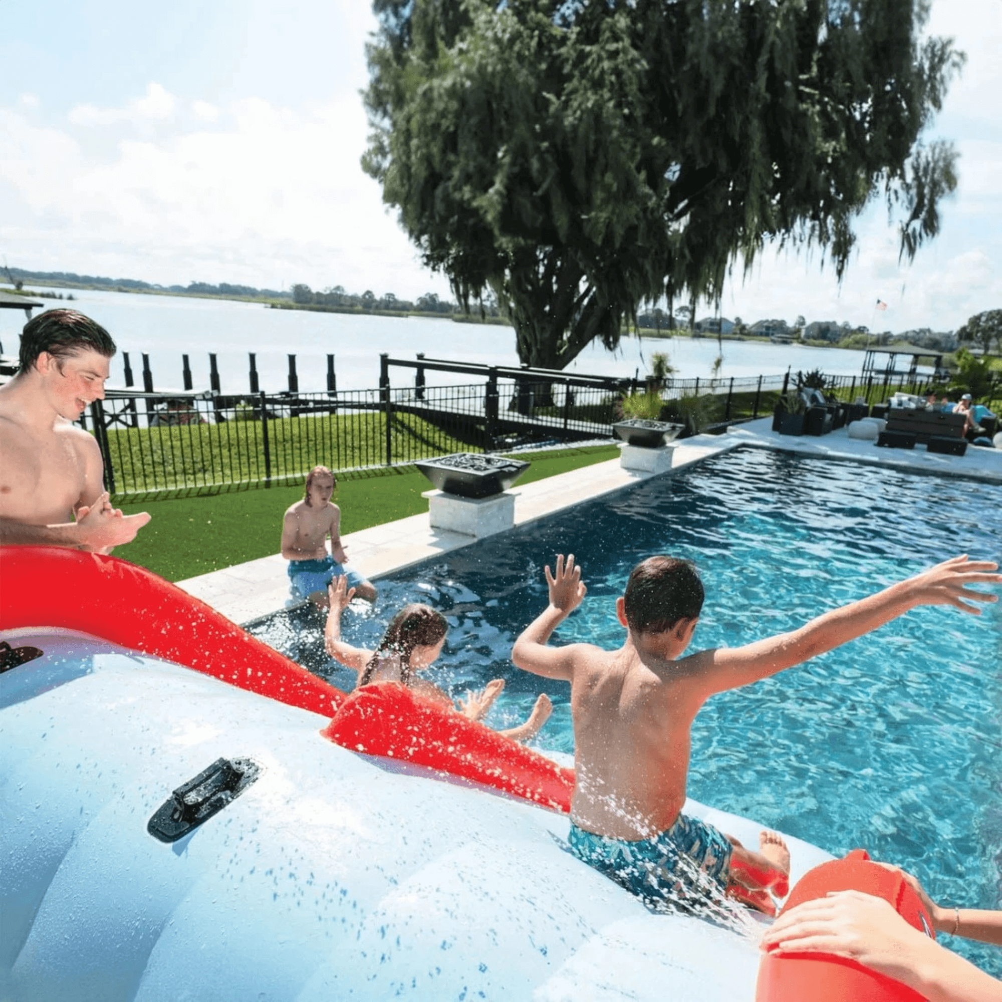 WOW Watersports Big Kahuna 2-Lane Pool or Ground Slide Jupiter Gear Home