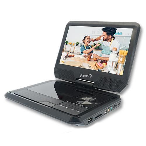 Supersonic 9" Portable DVD Player With Digital TV, USB and SD Inputs & Swivel Display (SC-259A) Jupiter Gear Home
