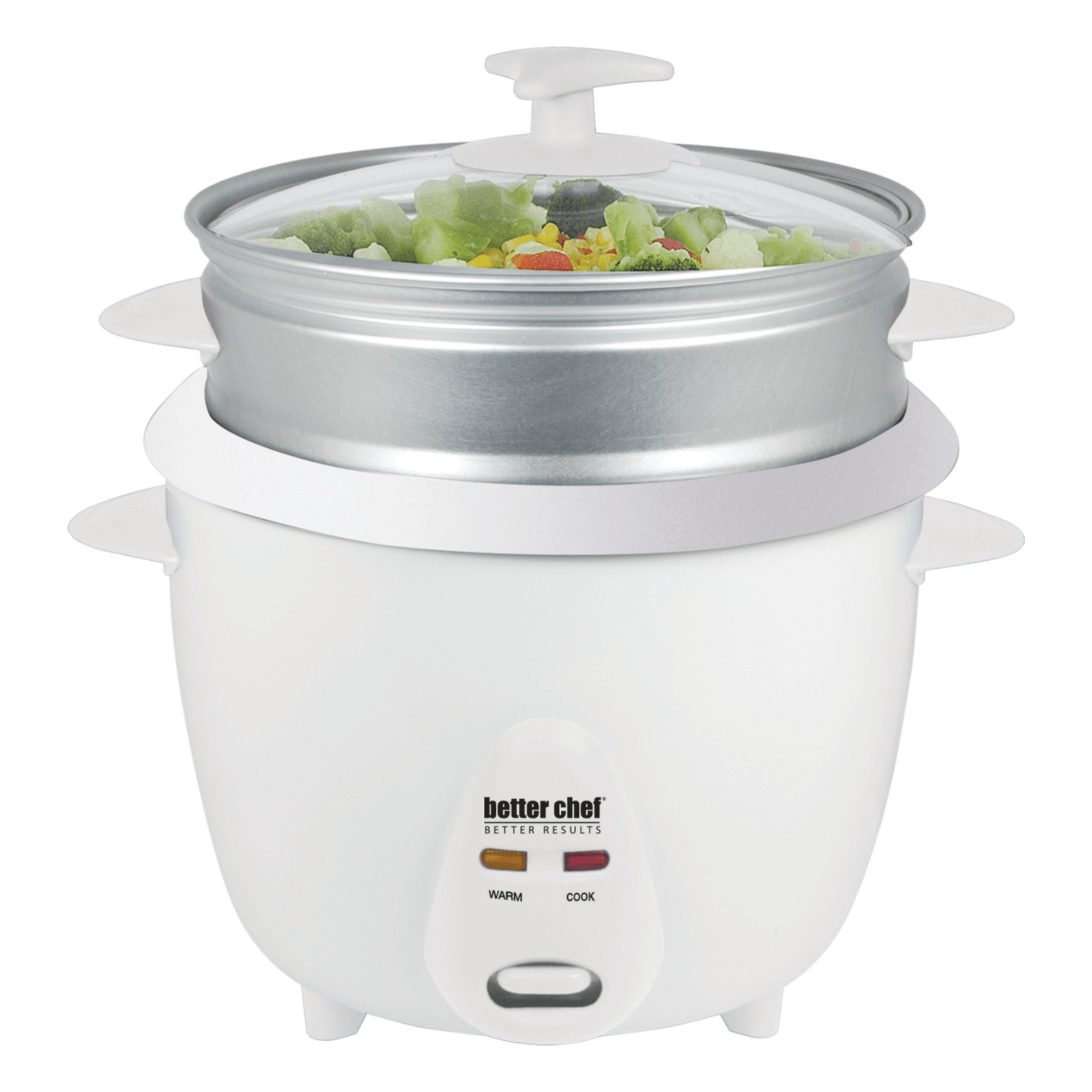 Better Chef 5-Cup - 10-Cup Cooked - Rice Cooker with Steamer Jupiter Gear Home