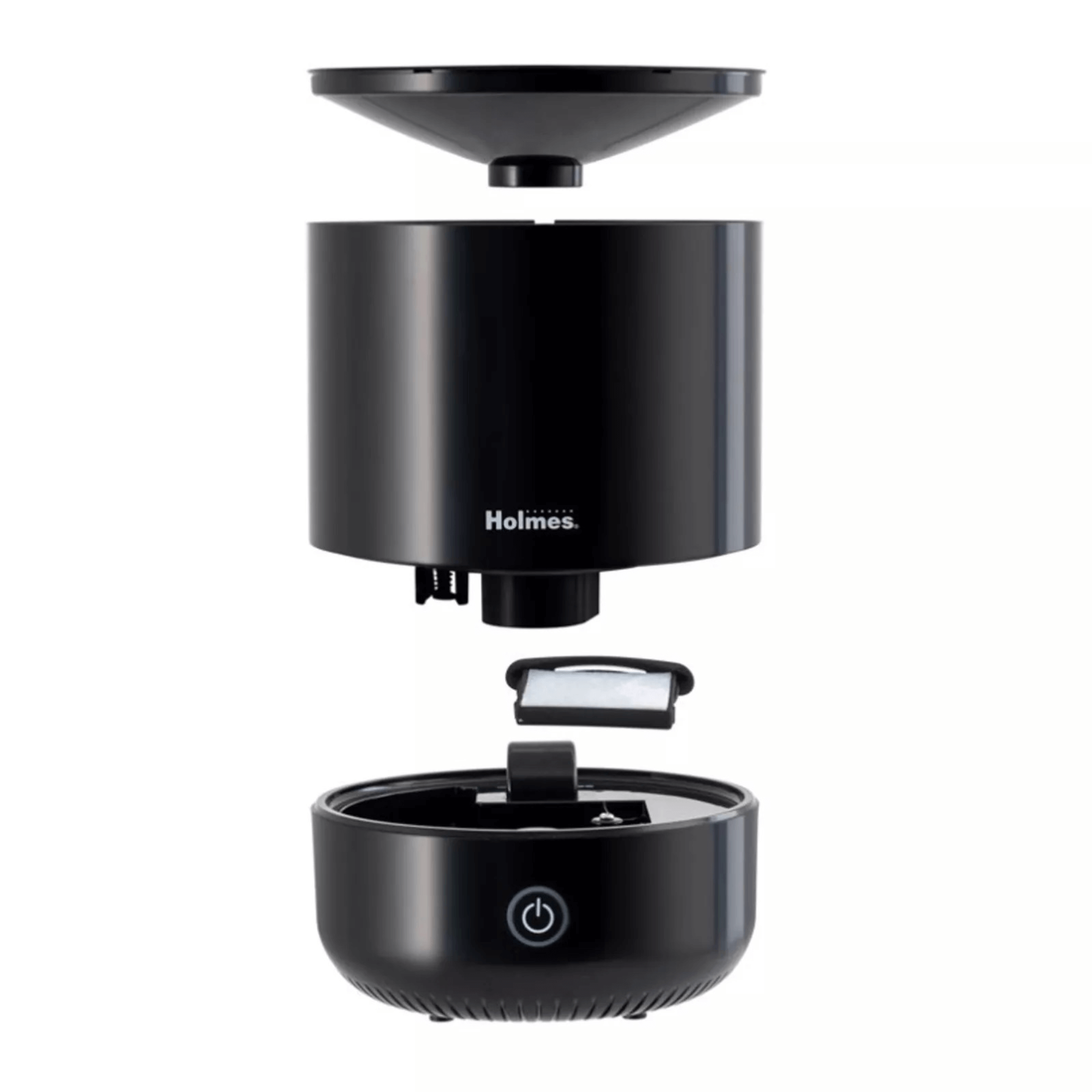 Holmes Ultrasonic Anti-Microbial Cool Mist Top-Fill 0.5L Cylindrical Humidifier Jupiter Gear Home