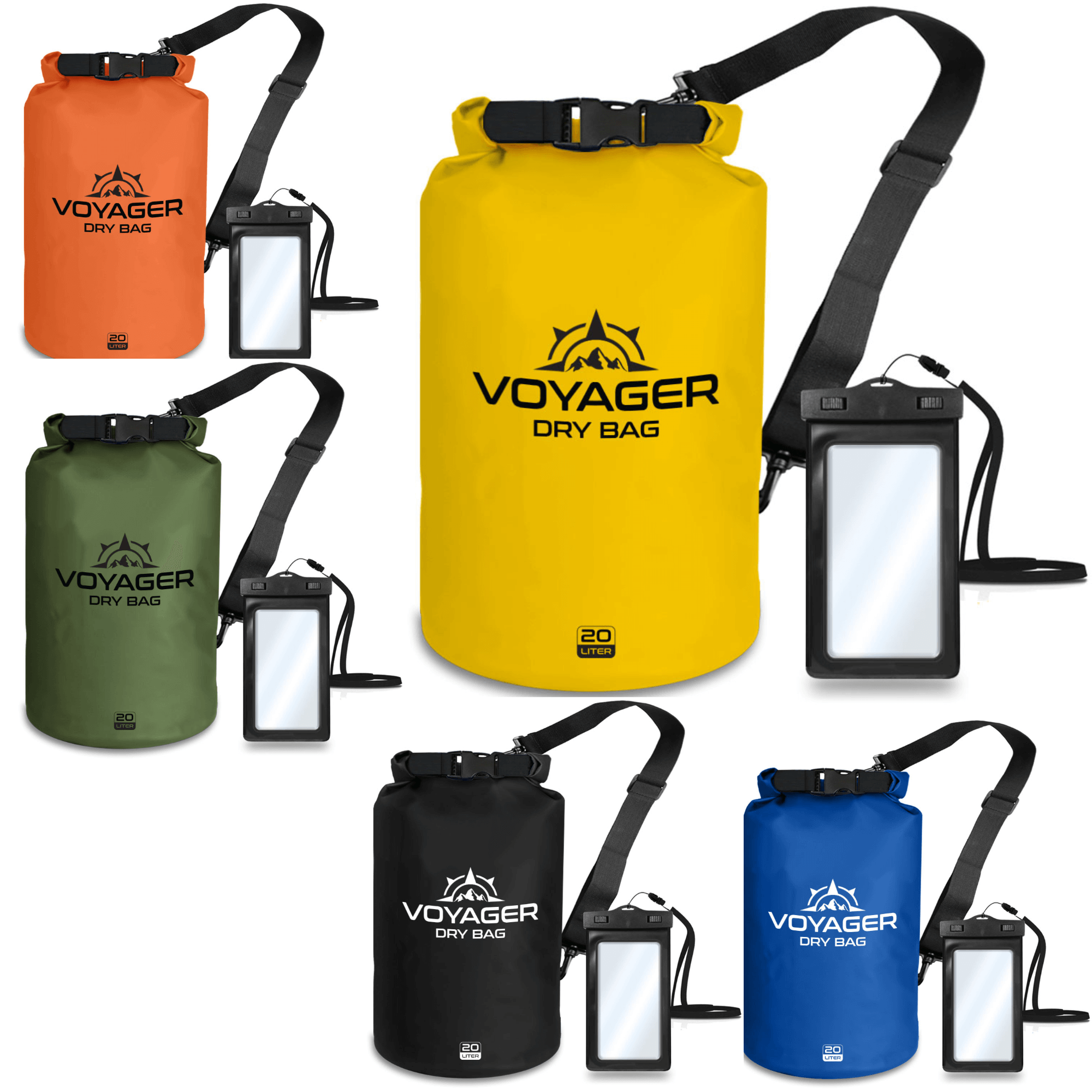 EcoGear FX Voyager Waterproof 20L Dry Bag Jupiter Gear Home