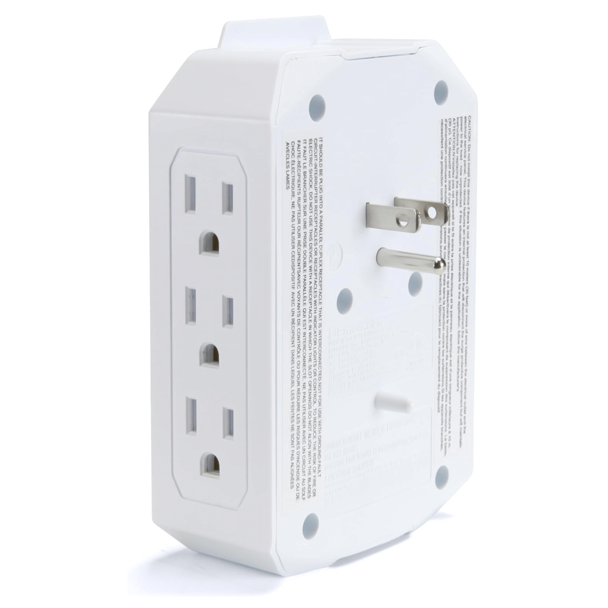 Emerson 6-Outlet + USB Wall Charger with Surge Protection and LED Lighting Jupiter Gear Home