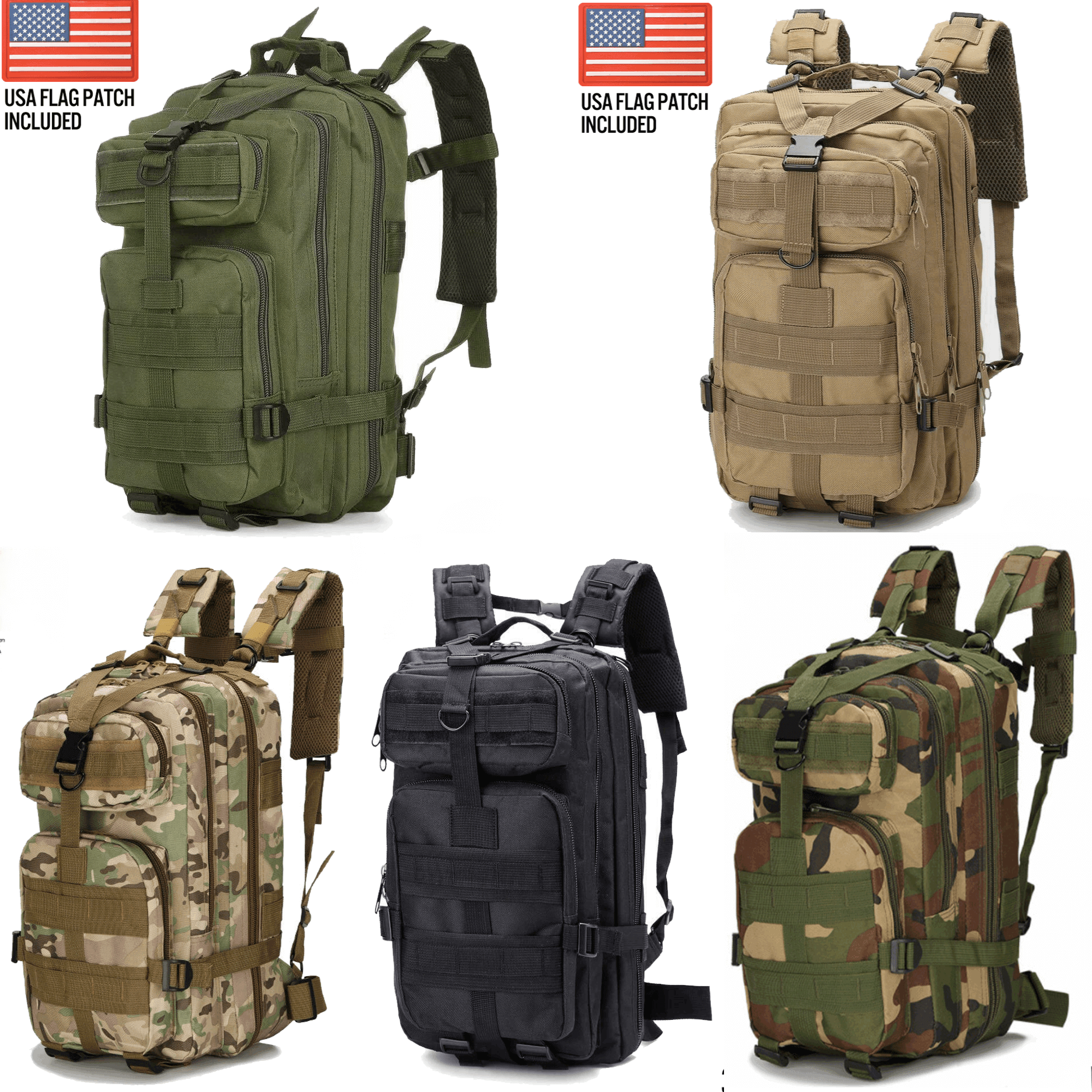 XGear Tactical Small 30L Tactical Backpack Survival Bag Jupiter Gear Home