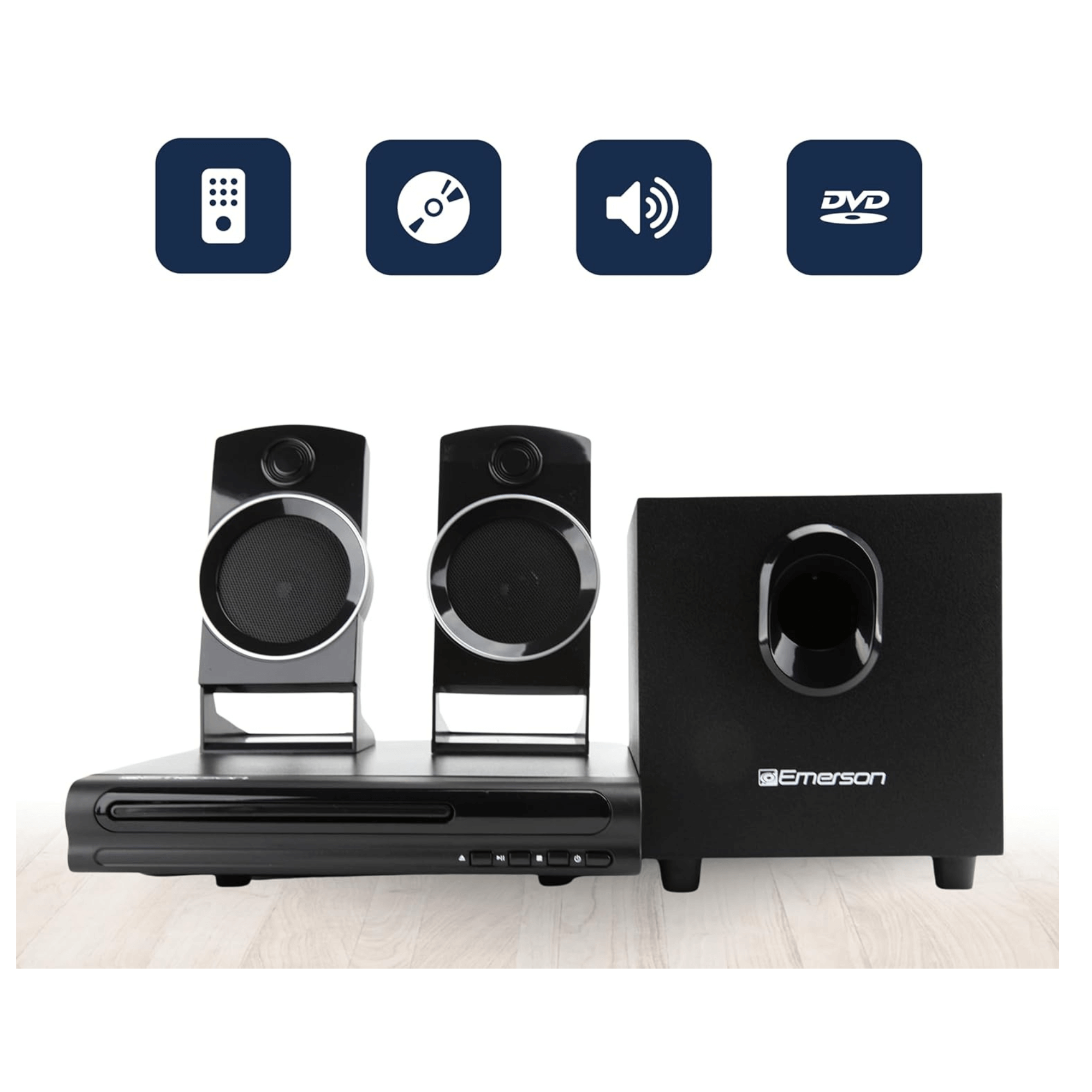 Emerson Surround Sound System & DVD Player - Refurbished Jupiter Gear Home