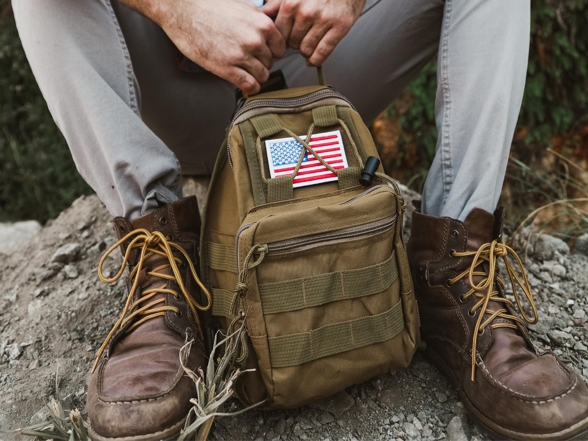 JupiterGear Tactical USA Flag Patch with Detachable Backing Jupiter Gear Home