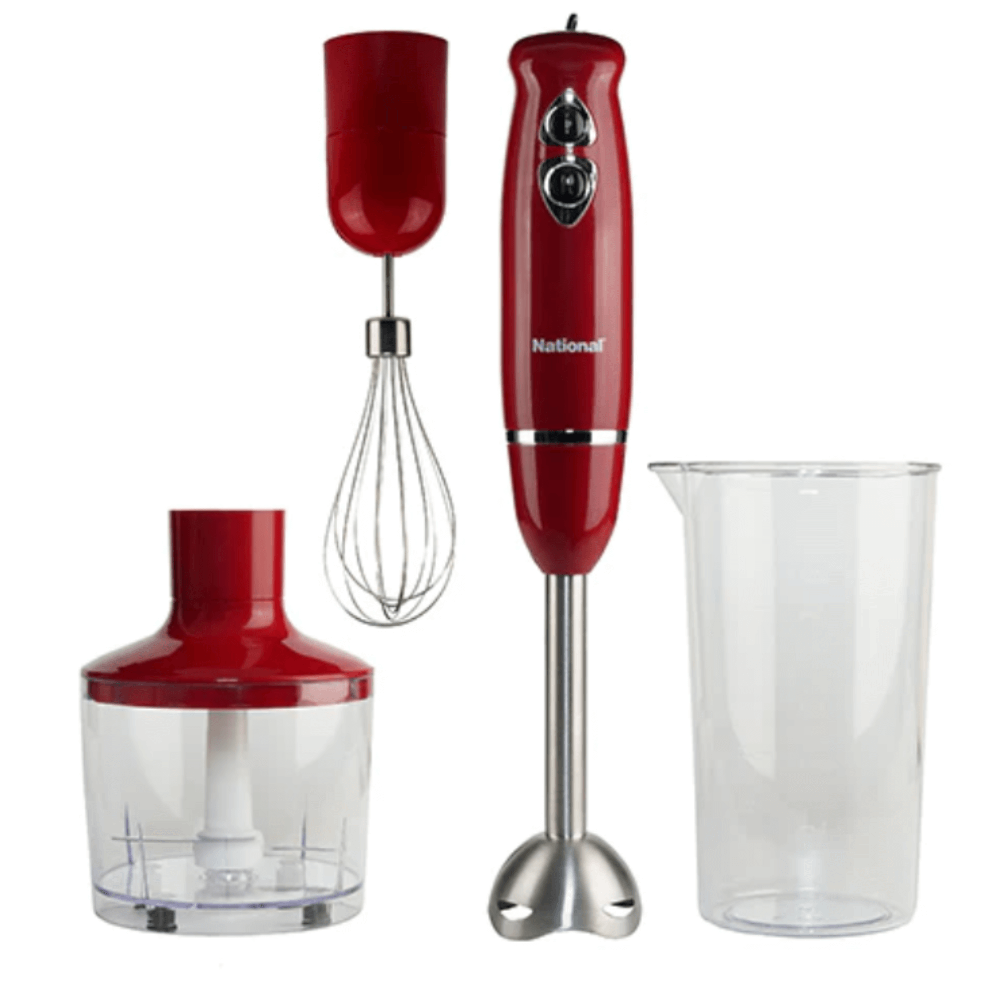 Supersonic National Multi-Purpose 4-in-1 Immersion Hand Blender Jupiter Gear Home