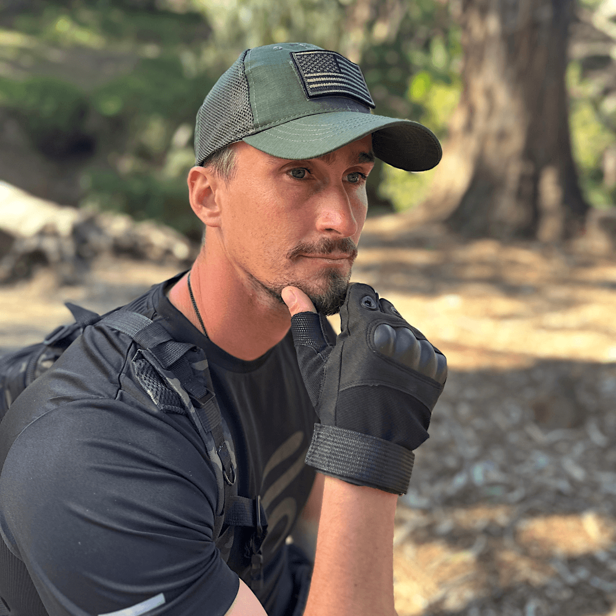 JupiterGear Military-Style Tactical Patch Hat with Adjustable Strap | Breathable & Unisex Jupiter Gear Home