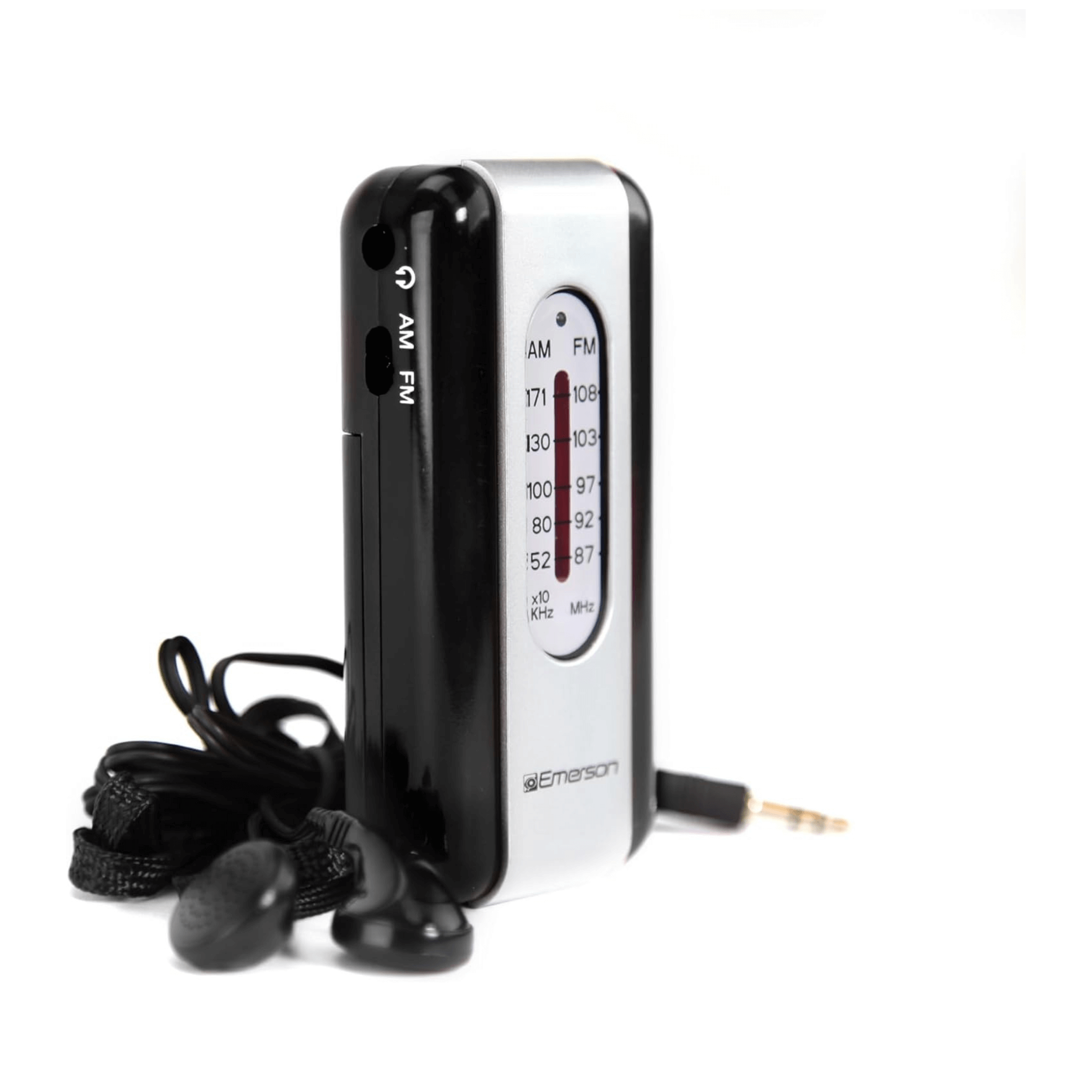 Emerson Portable AMFM Radio with Earbuds and Wide Frequency Range of Stations Jupiter Gear Home