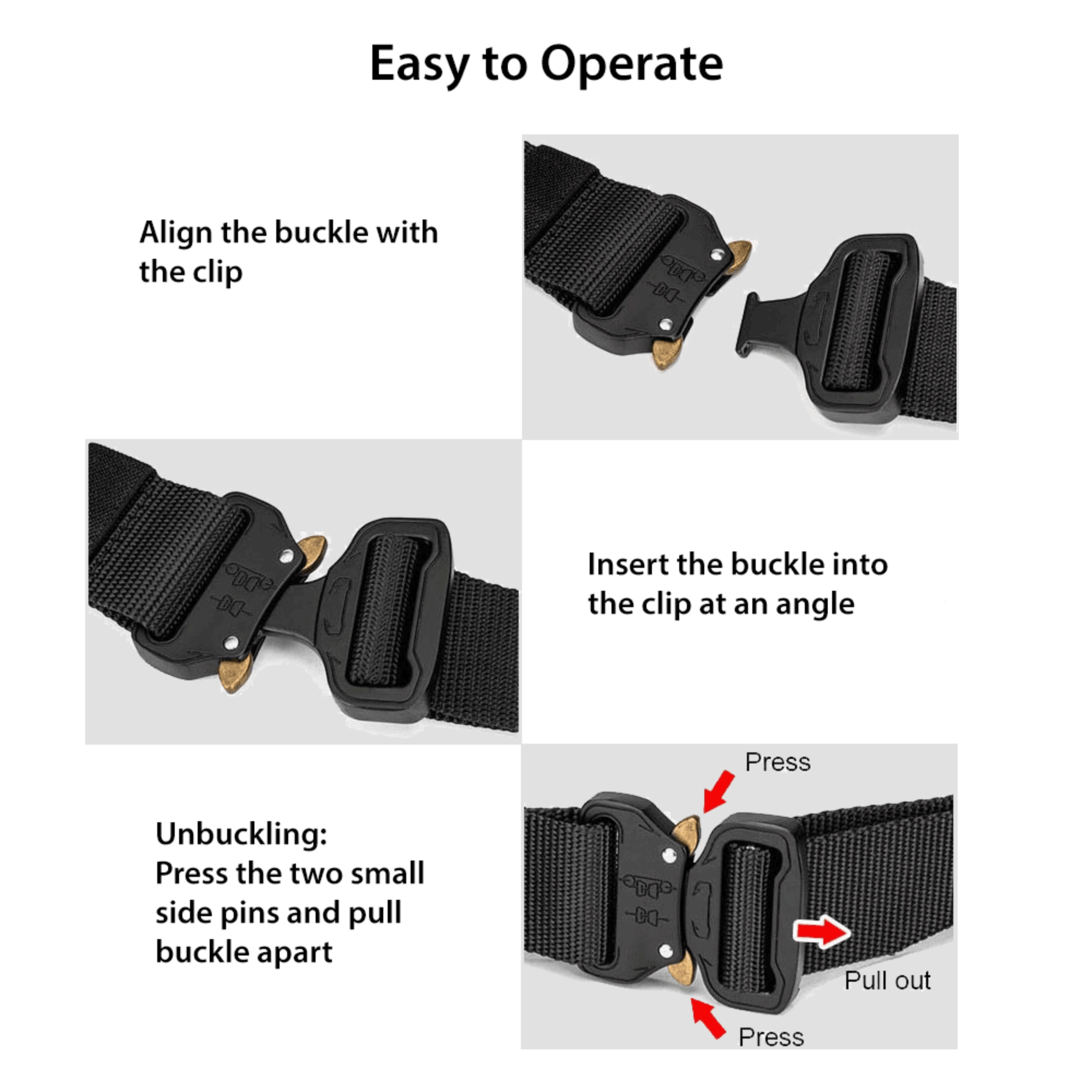 XGear Tactical Mens Tactical Belt Riggers Style with Buckle Jupiter Gear Home
