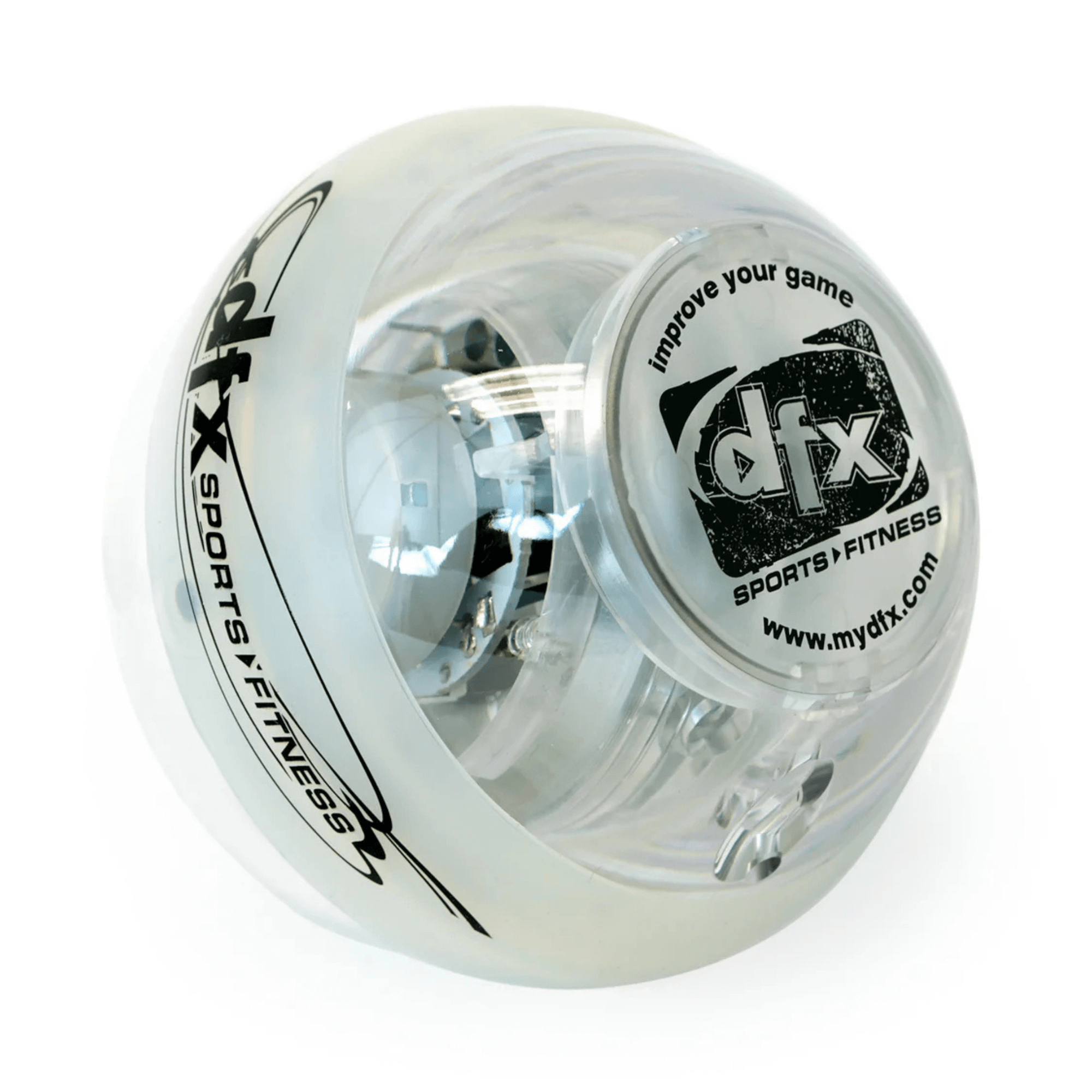 DFX Powerball Platinum Edition Hand Gyroscope Resistance Trainer with Powerdock Jupiter Gear Home