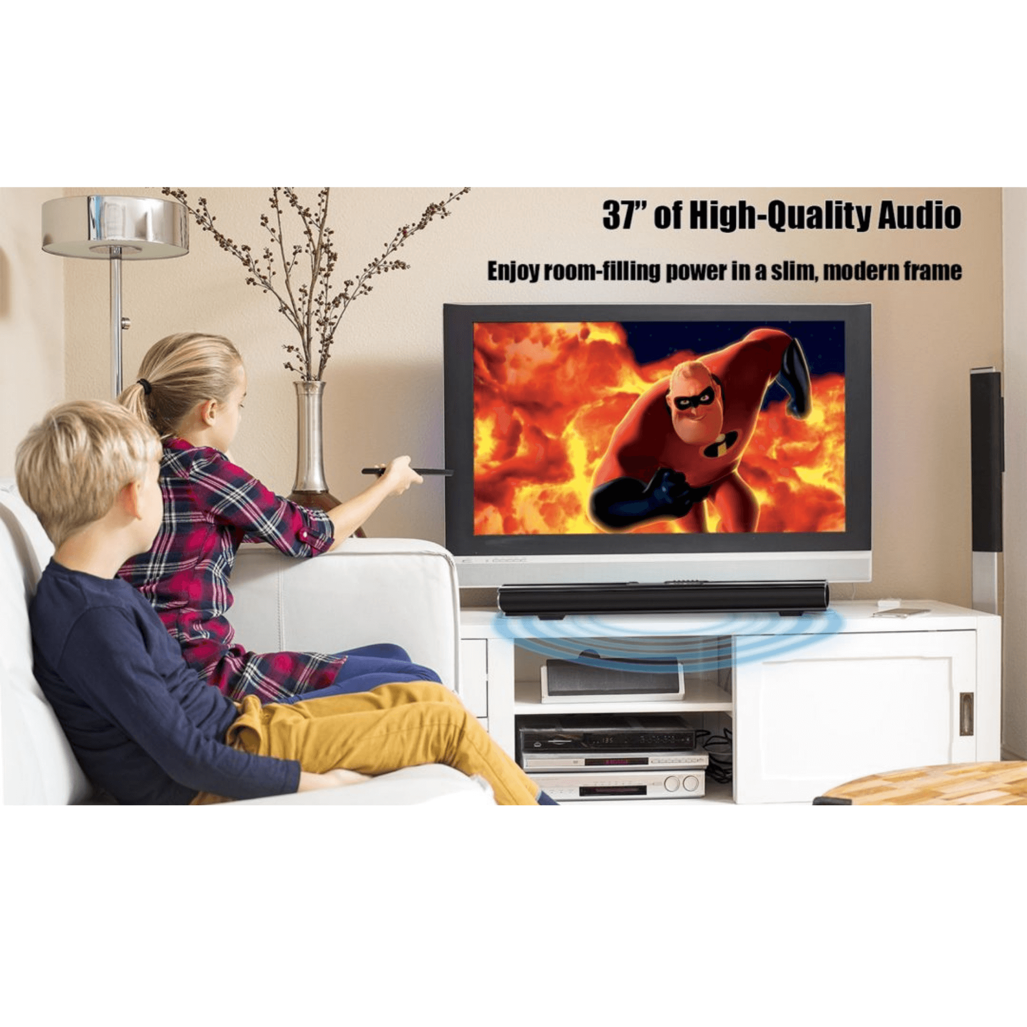 Naxa 37" Bluetooth TV Sound Bar - Refurbished Jupiter Gear Home