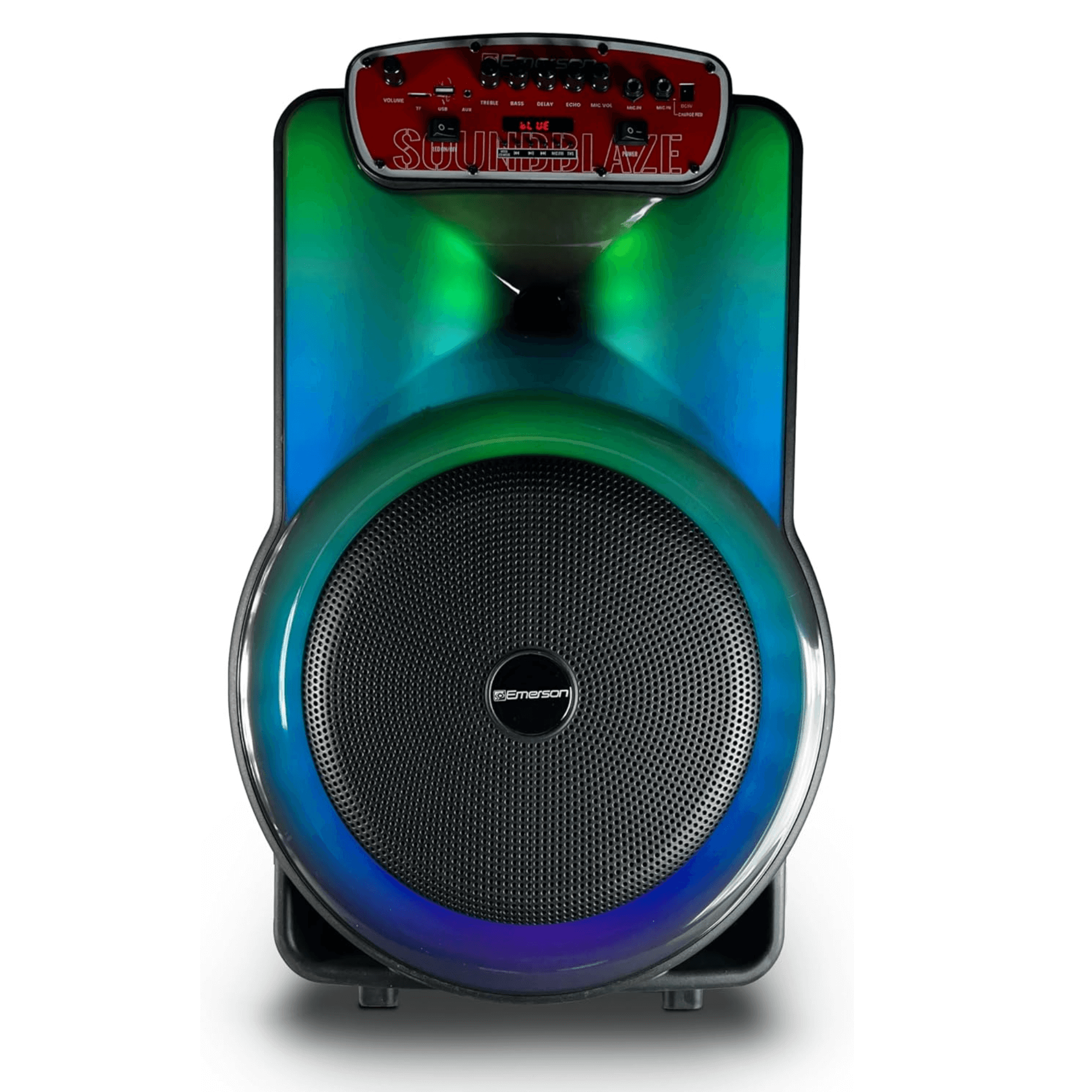 Emerson Portable Bluetooth 15" Party Speaker with Flame Lighting Jupiter Gear Home