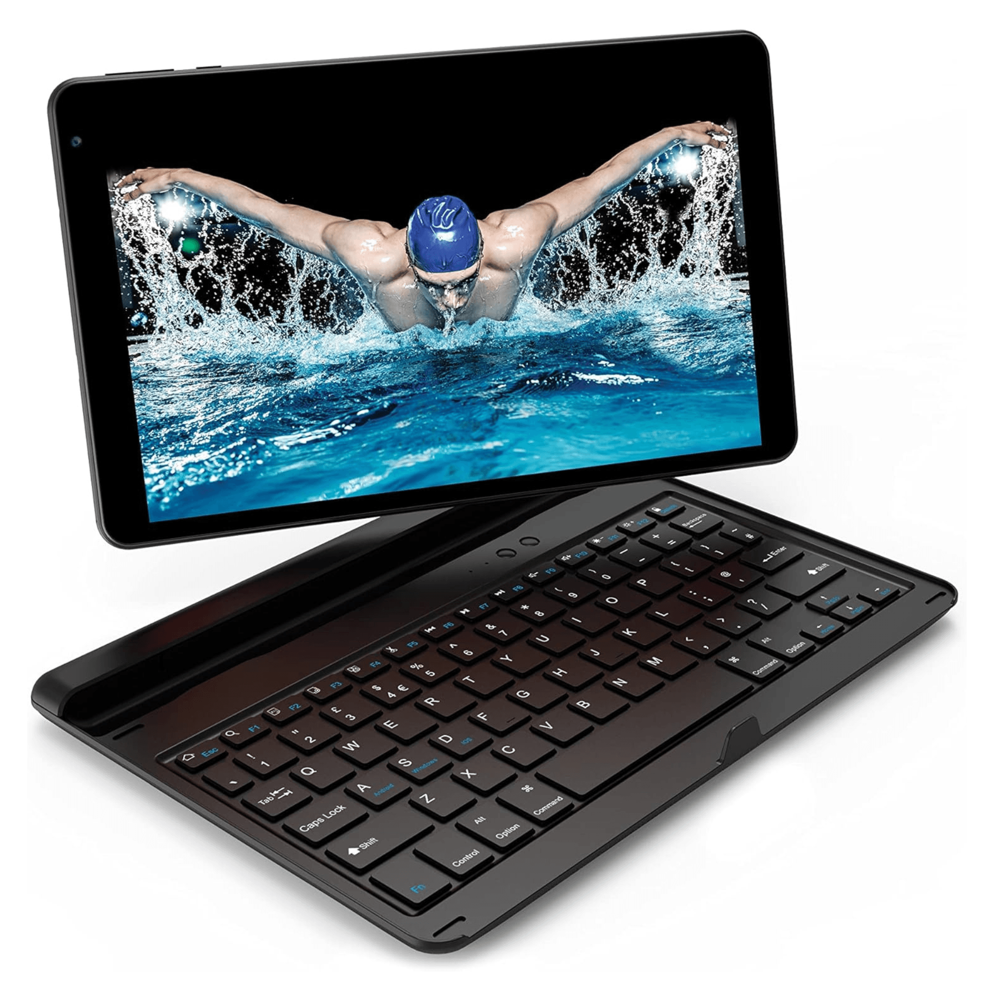 Naxa 2-in-1 10.1” Core Tablet and BT Keyboard Black - Refurbished Jupiter Gear Home