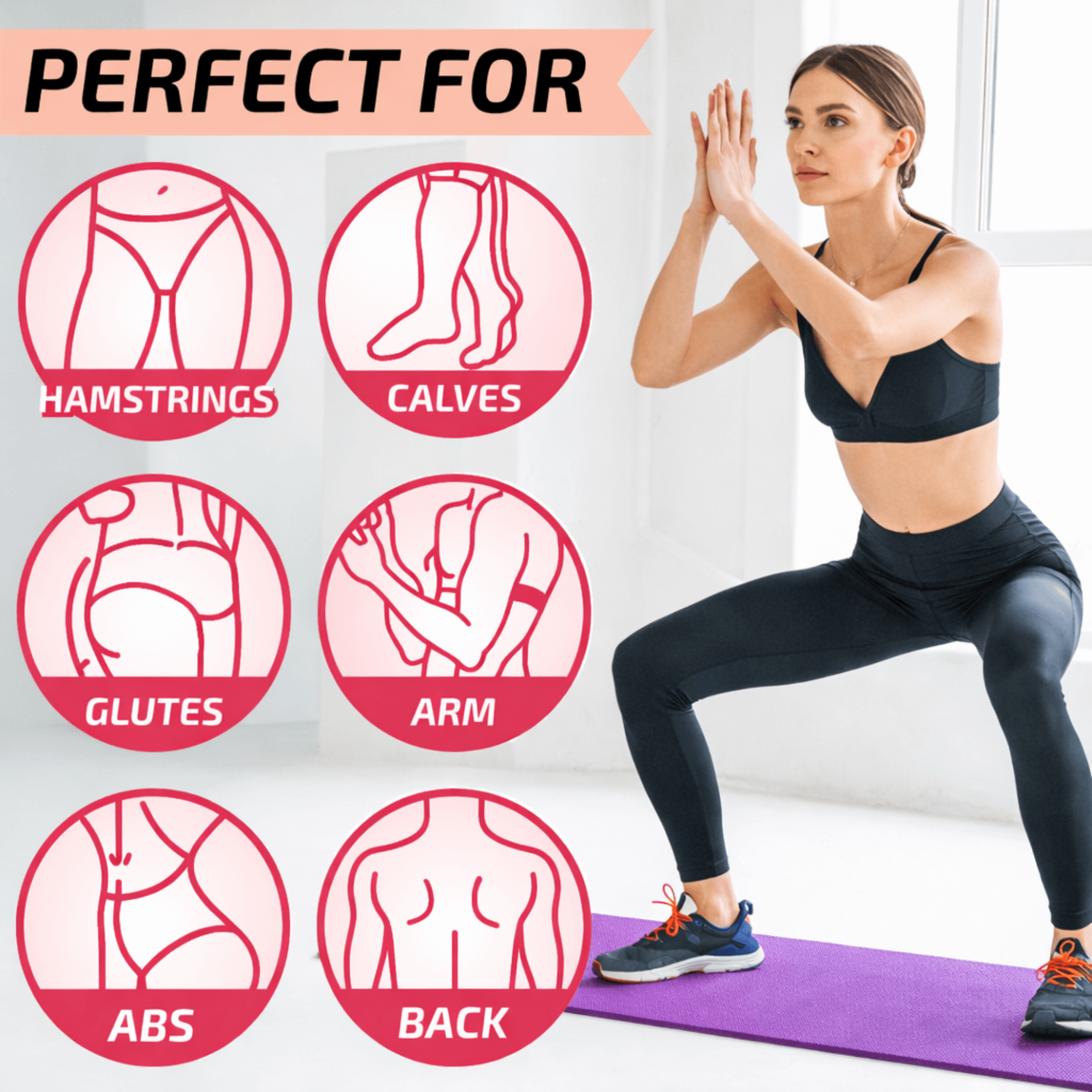 XGear Fitness Thick Travel Yoga Mat with Carrying Strap Jupiter Gear Home