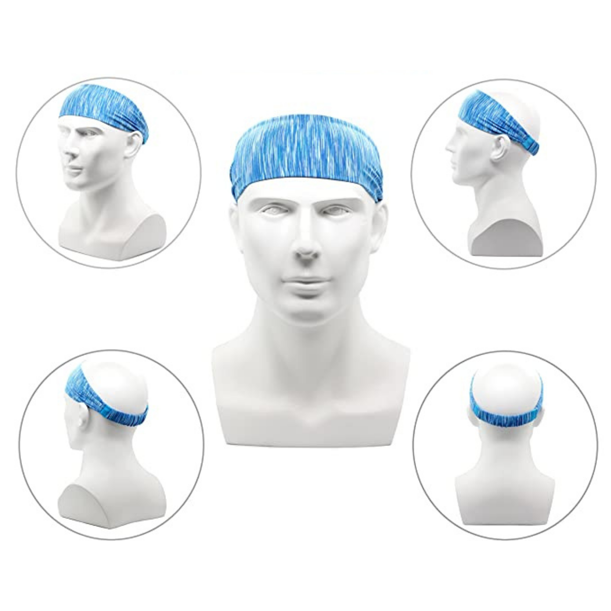 JupiterGear Extra-Wide Sport and Fitness Sweat Wicking Fitness Headband Jupiter Gear Home