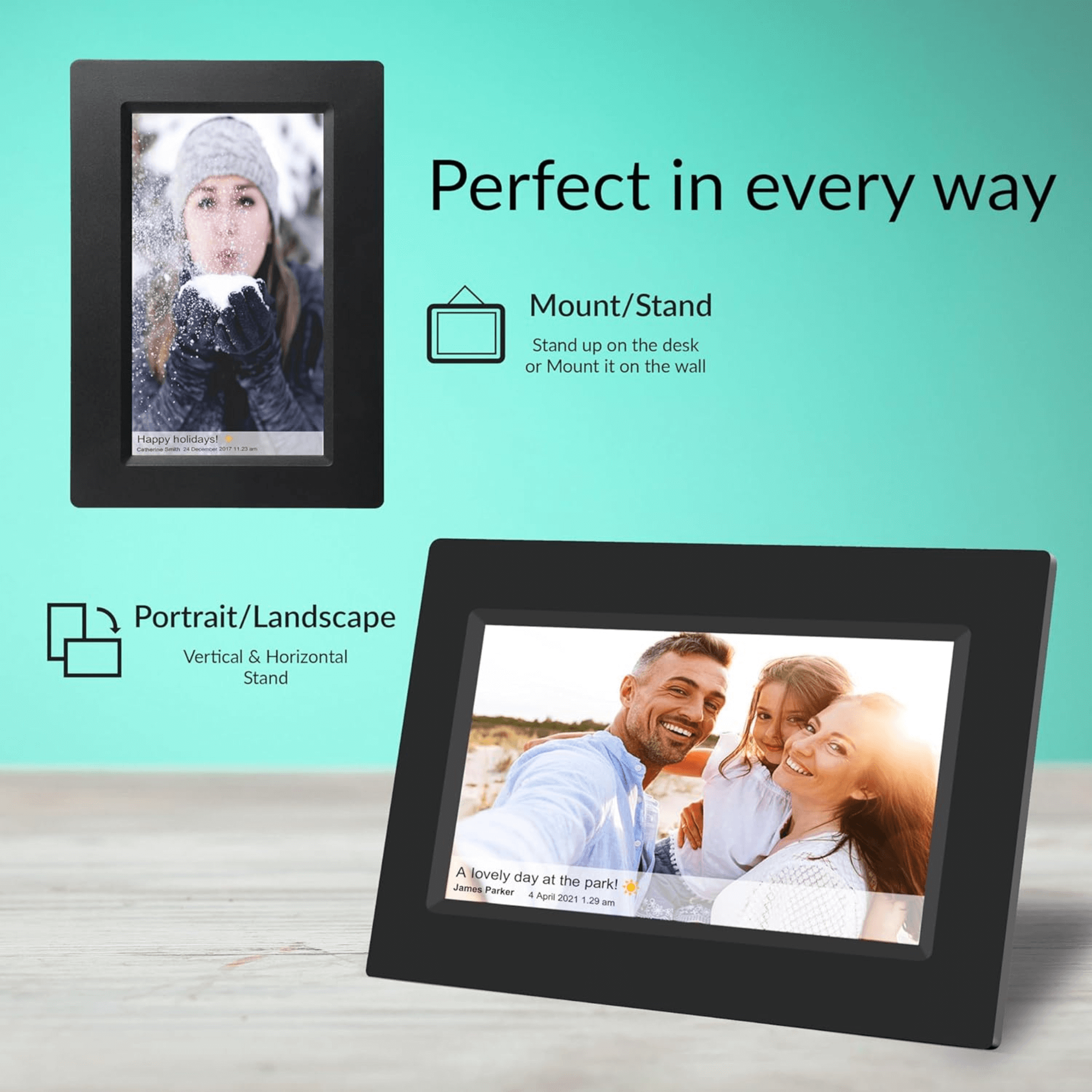 Supersonic 7" Smart WiFi Photo Frame Jupiter Gear Home