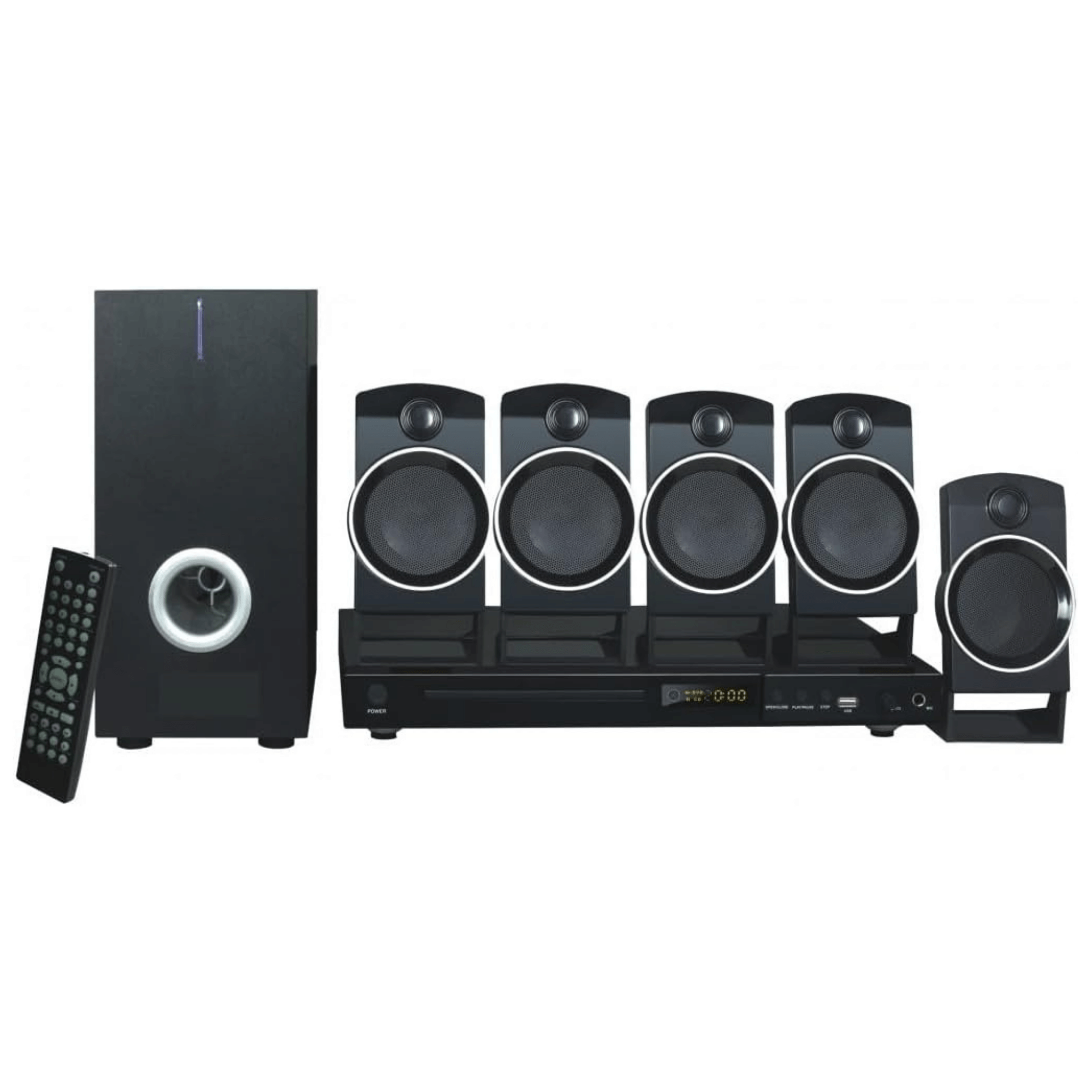 Naxa 5.1-Channel Home Theater DVD & Karaoke System - Refurbished Jupiter Gear Home